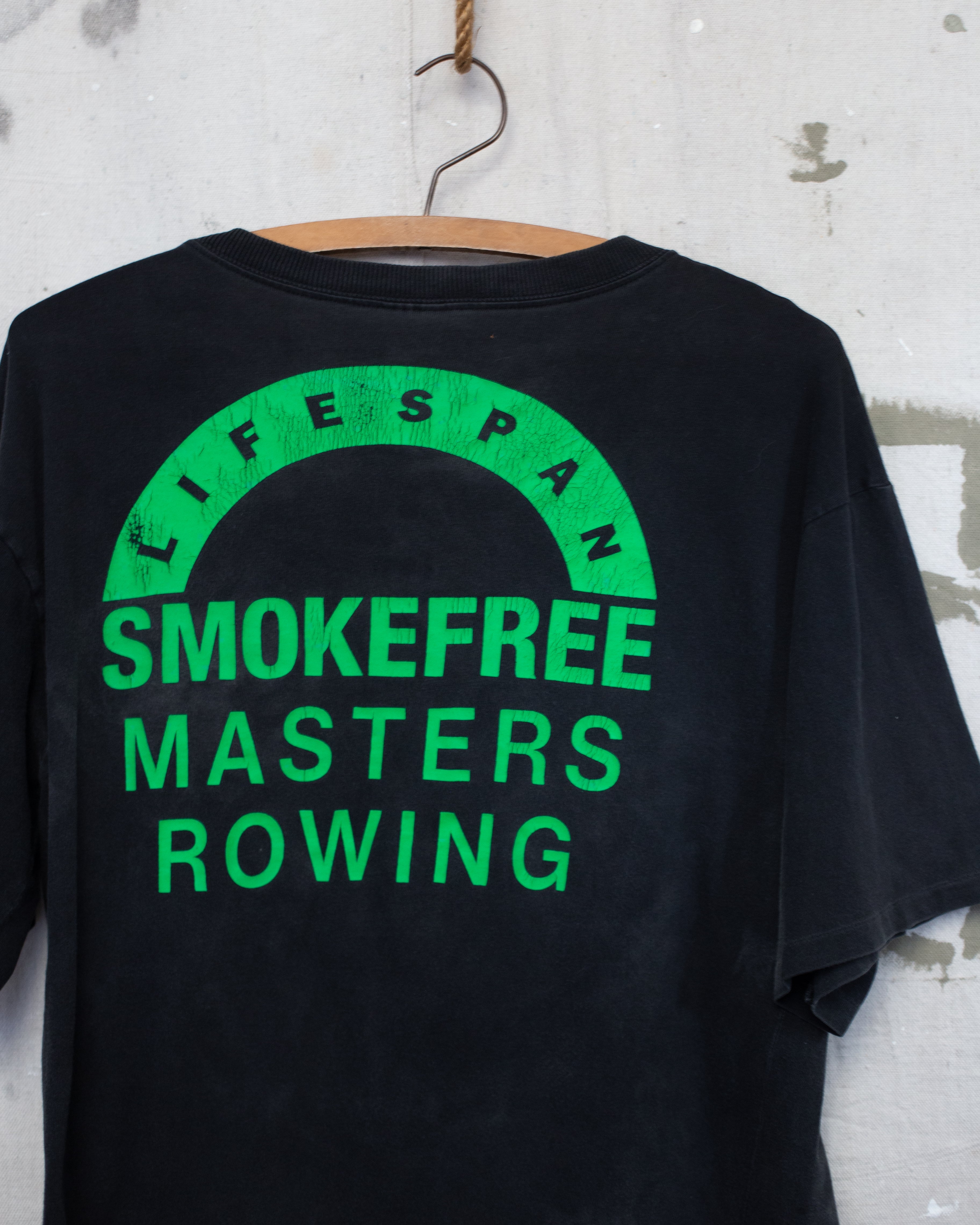 1990S Faded Smokefree Master Rowing Tee - M