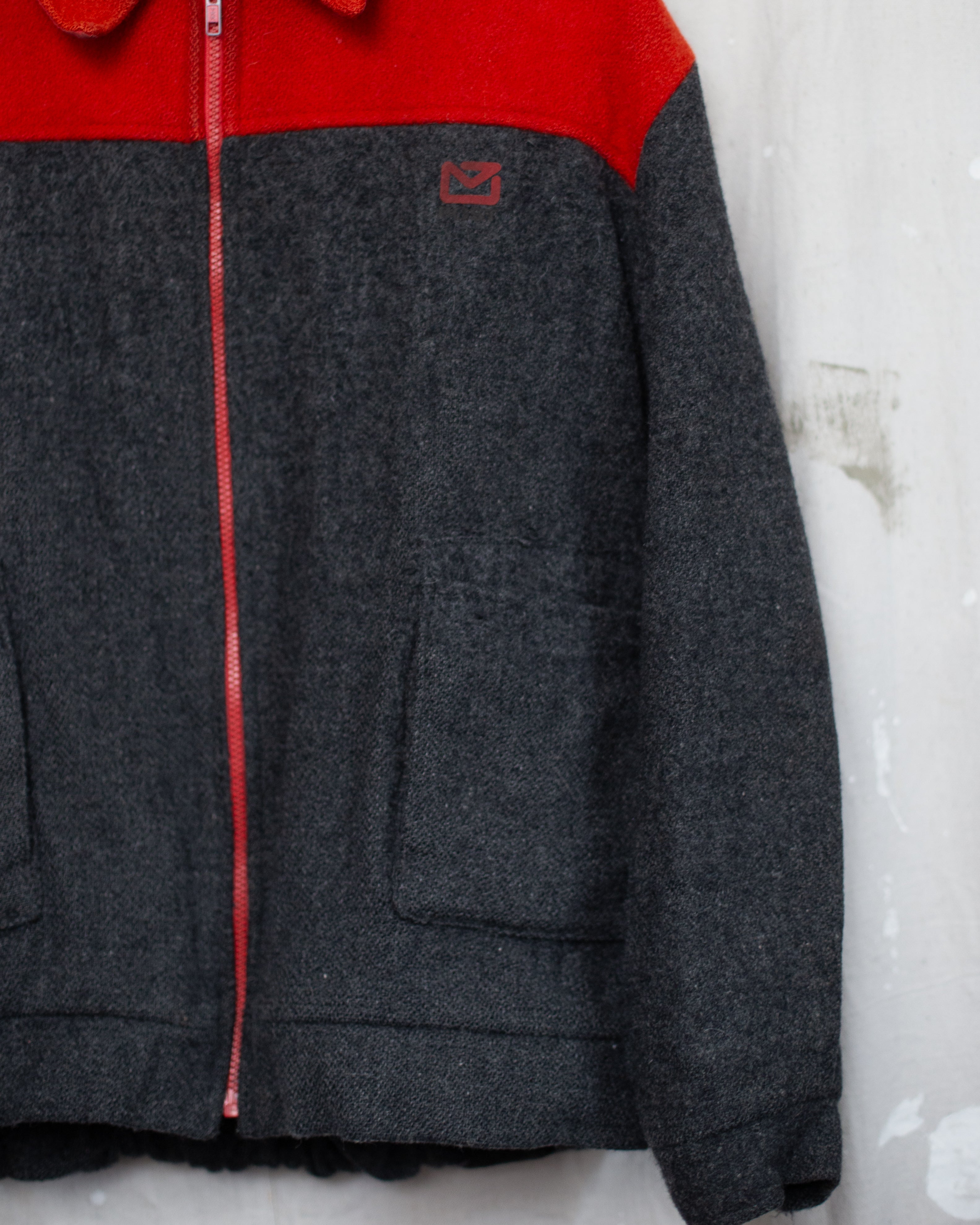 Vintage NZ Made Wool NZPost Bomber Jacket - XL
