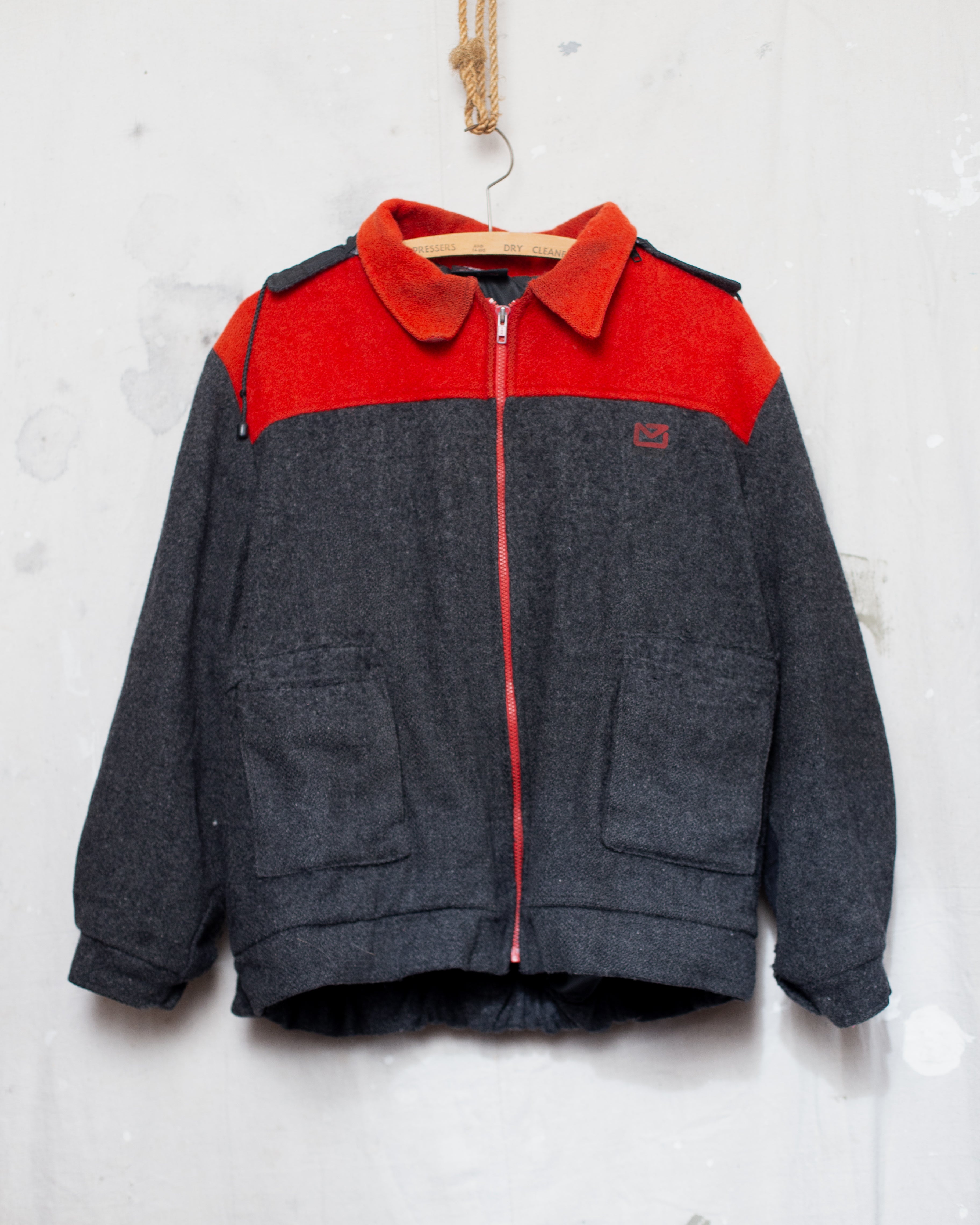 Vintage NZ Made Wool NZPost Bomber Jacket - XL