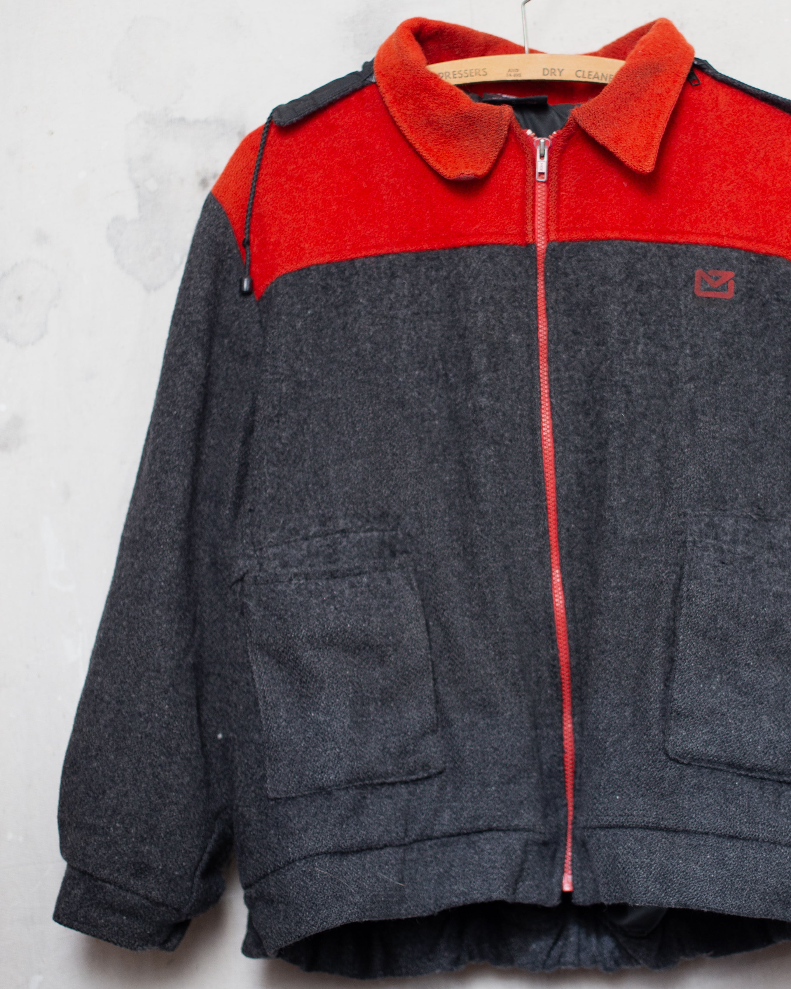 Vintage NZ Made Wool NZPost Bomber Jacket - XL