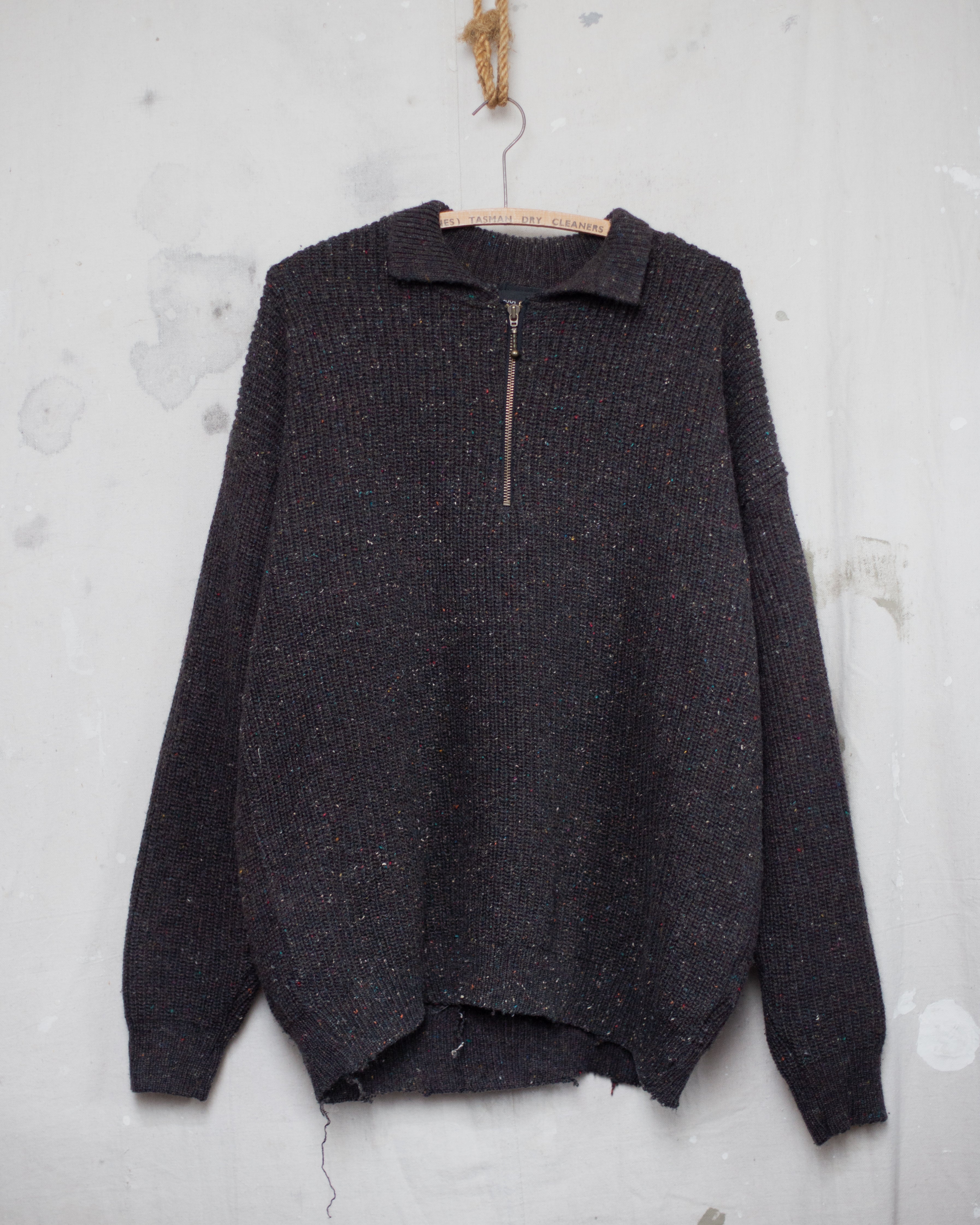 1970S Castle Knits Quarter Zip - S