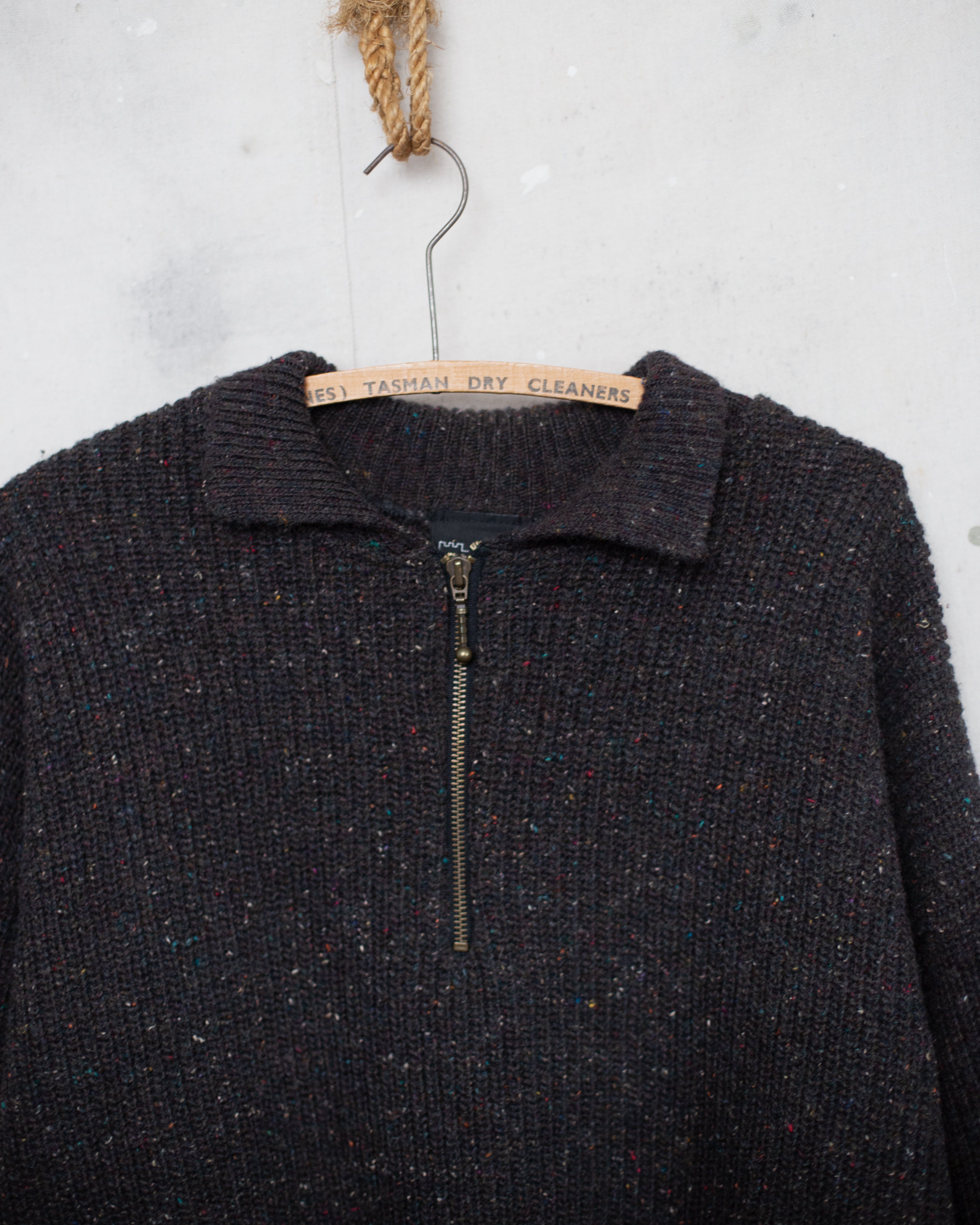 1970S Castle Knits Quarter Zip - S