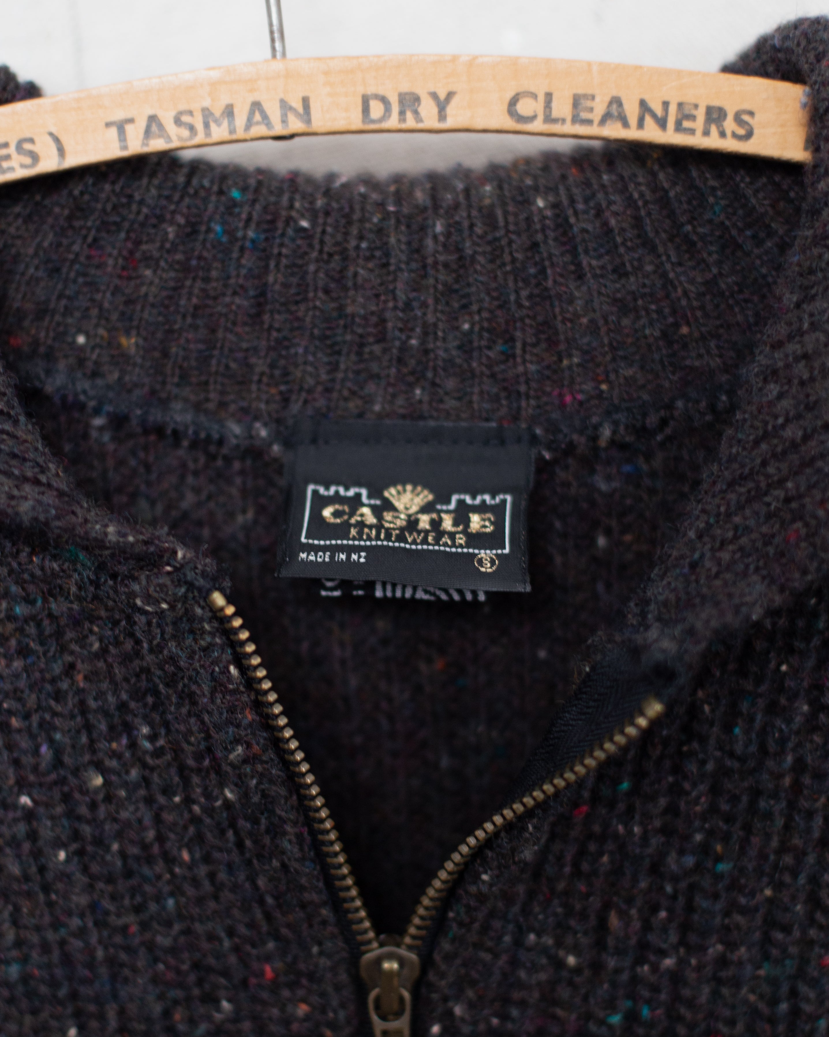 1970S Castle Knits Quarter Zip - S