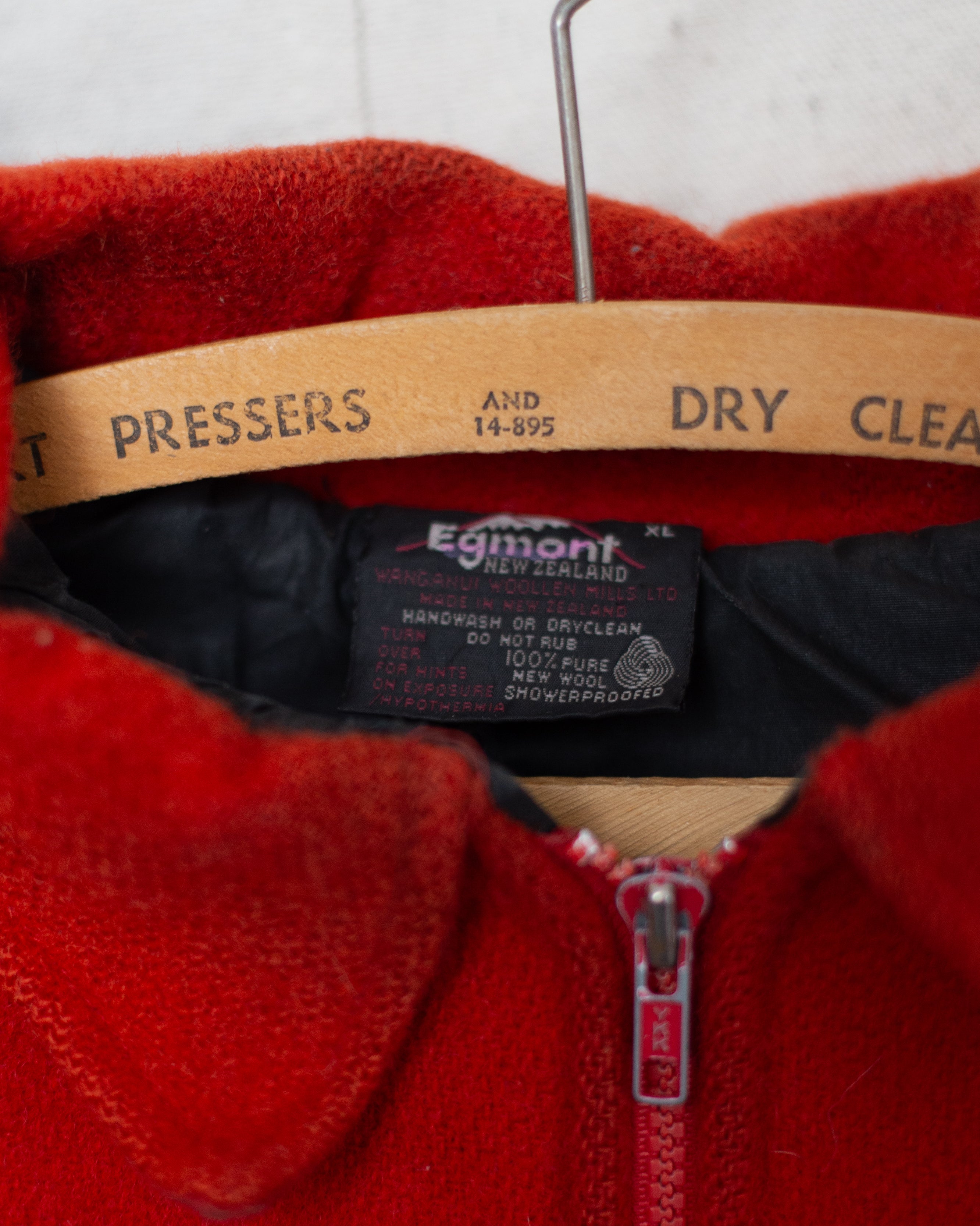 Vintage NZ Made Wool NZPost Bomber Jacket - XL