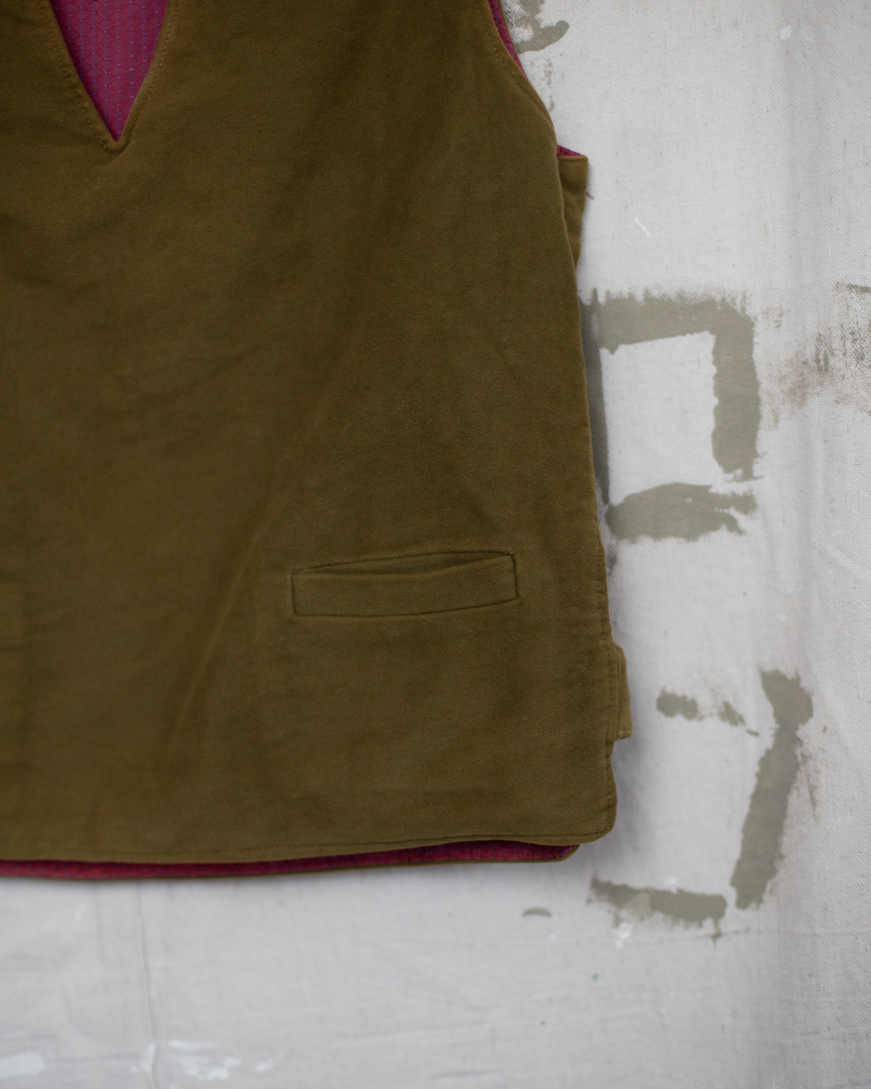 1960S Pull Over V-Neck Vest - XS/S