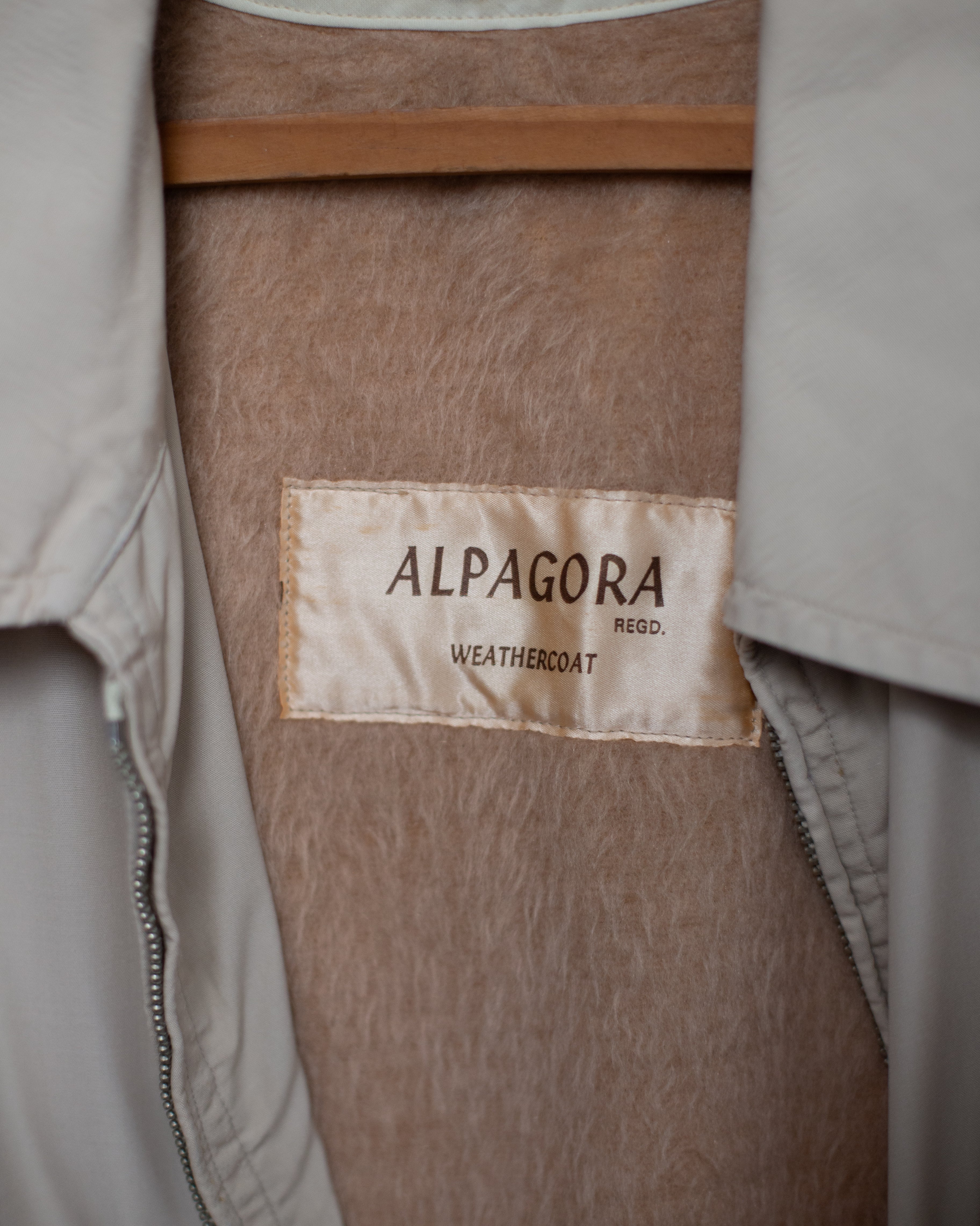 1960S Alpagora Jacket With Removable Liner Vest- L