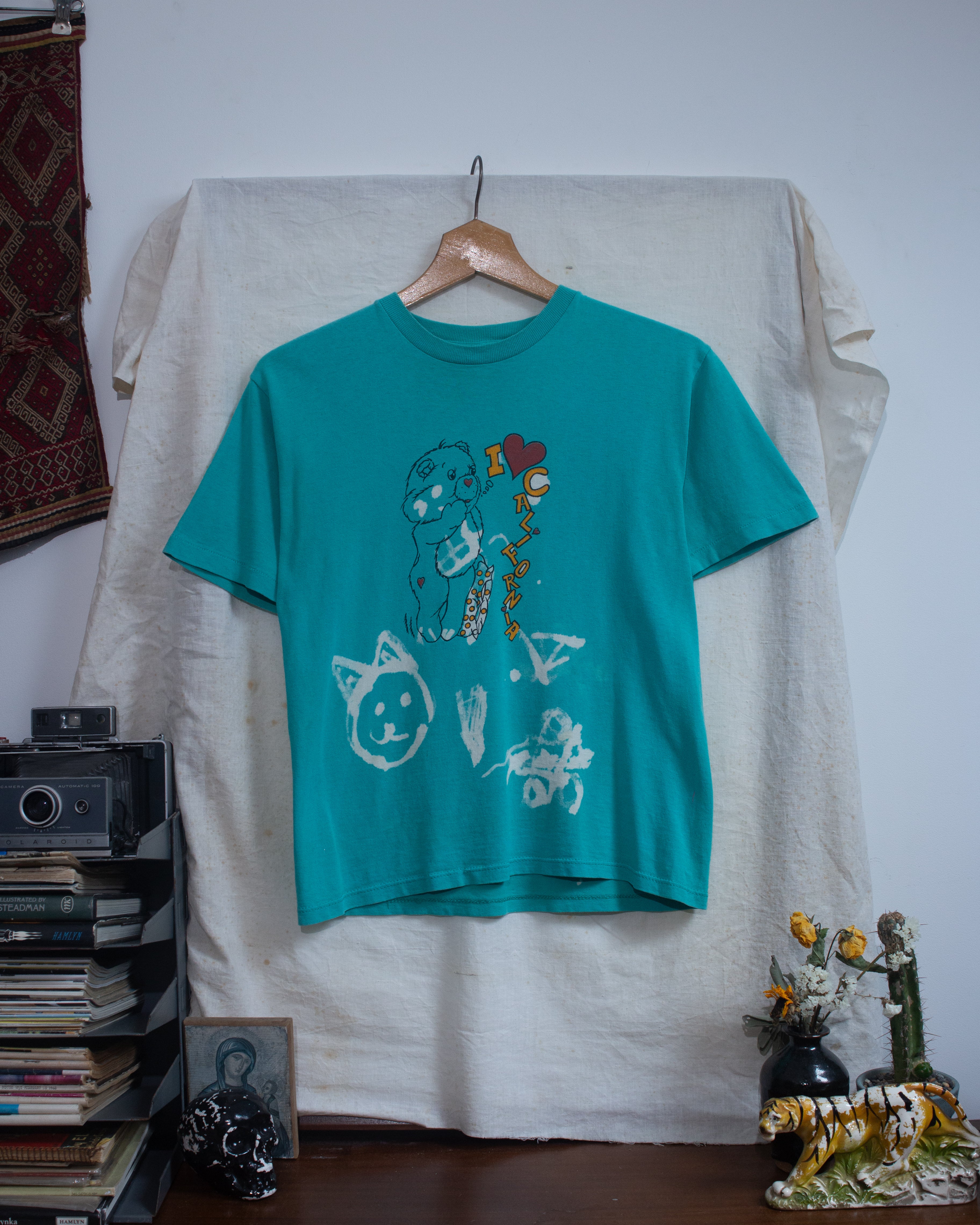 90s bleached care bears tee