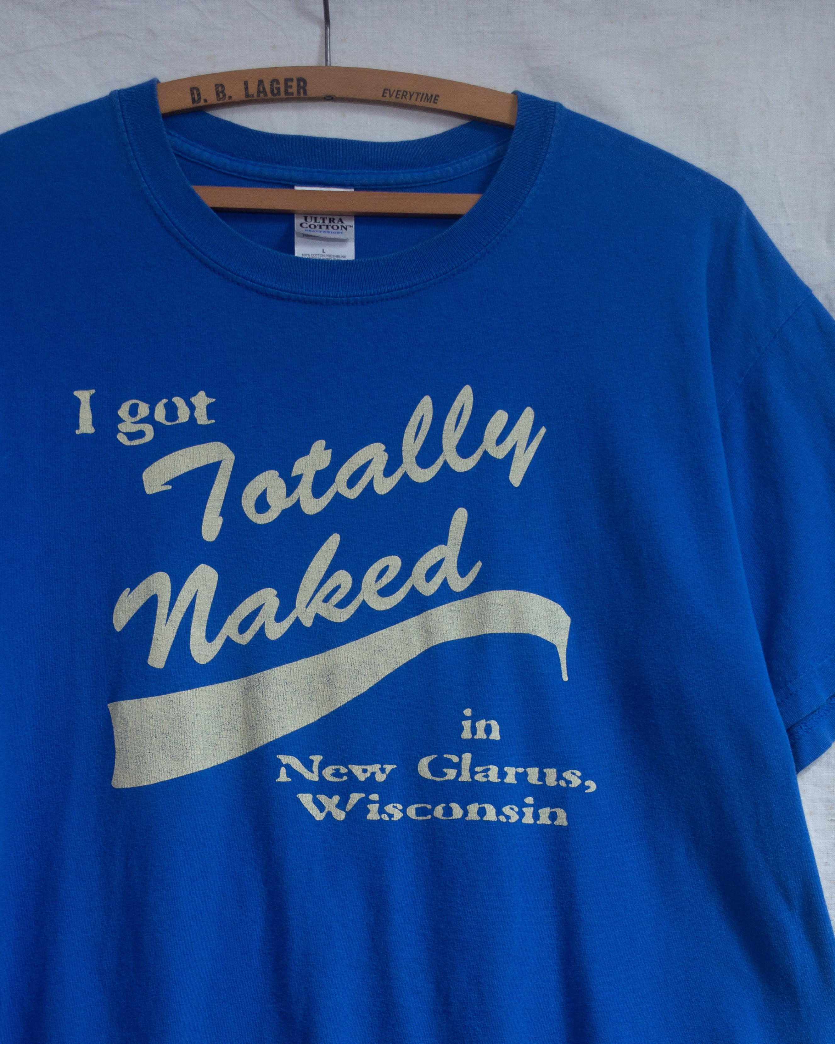 90s/00s "I got totally naked" tee