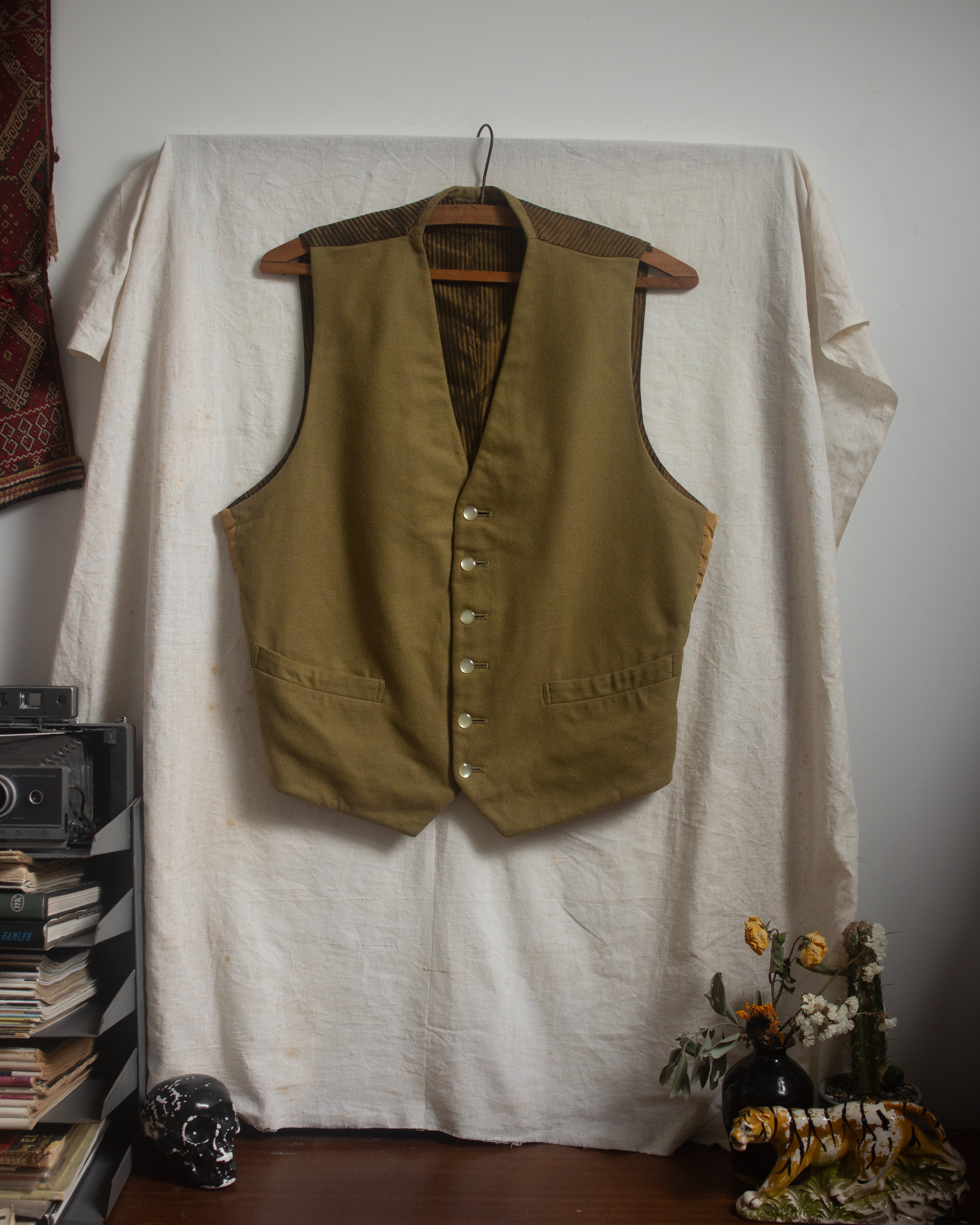 1950s distressed waistcoat