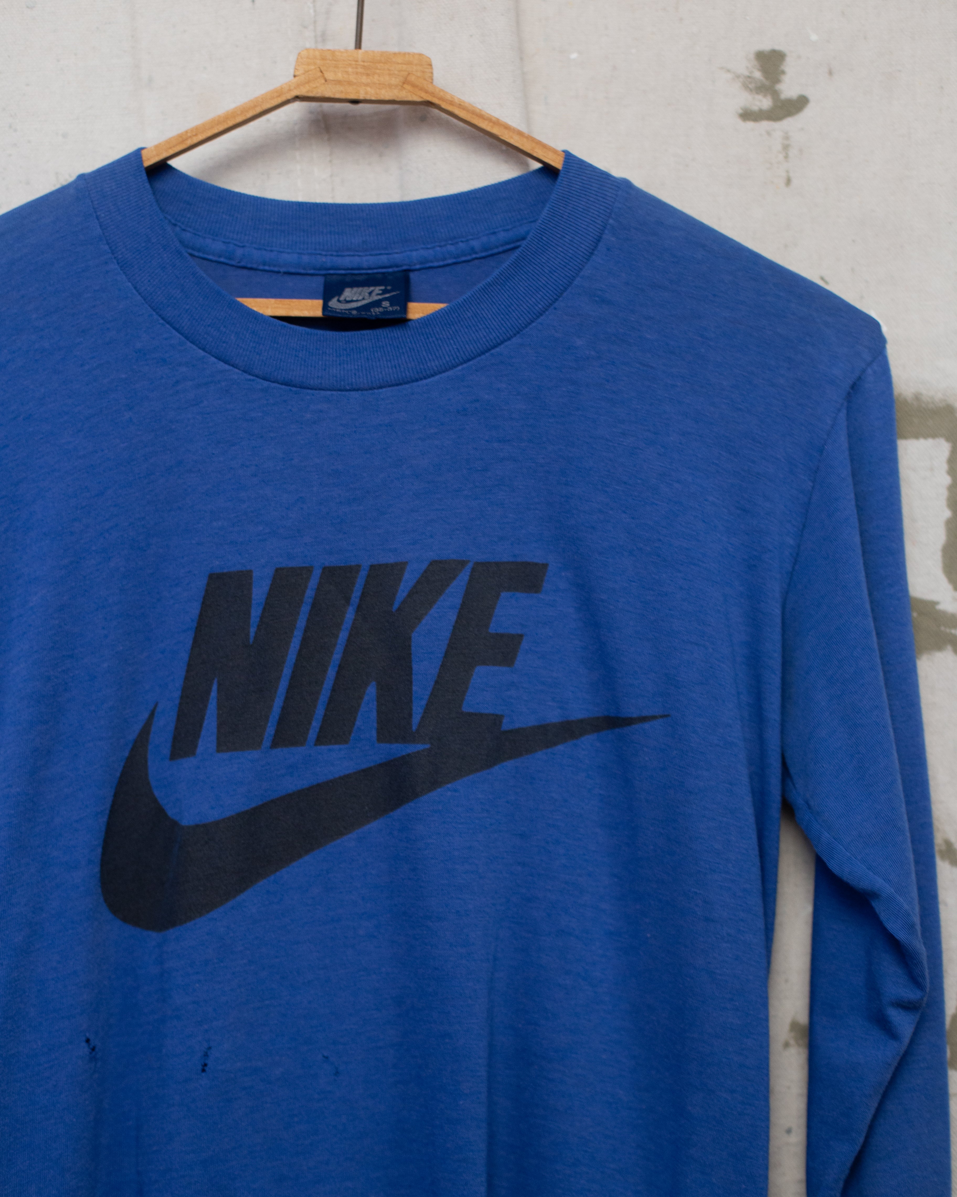Rare 1980S Nike Long Sleeve Tee - S