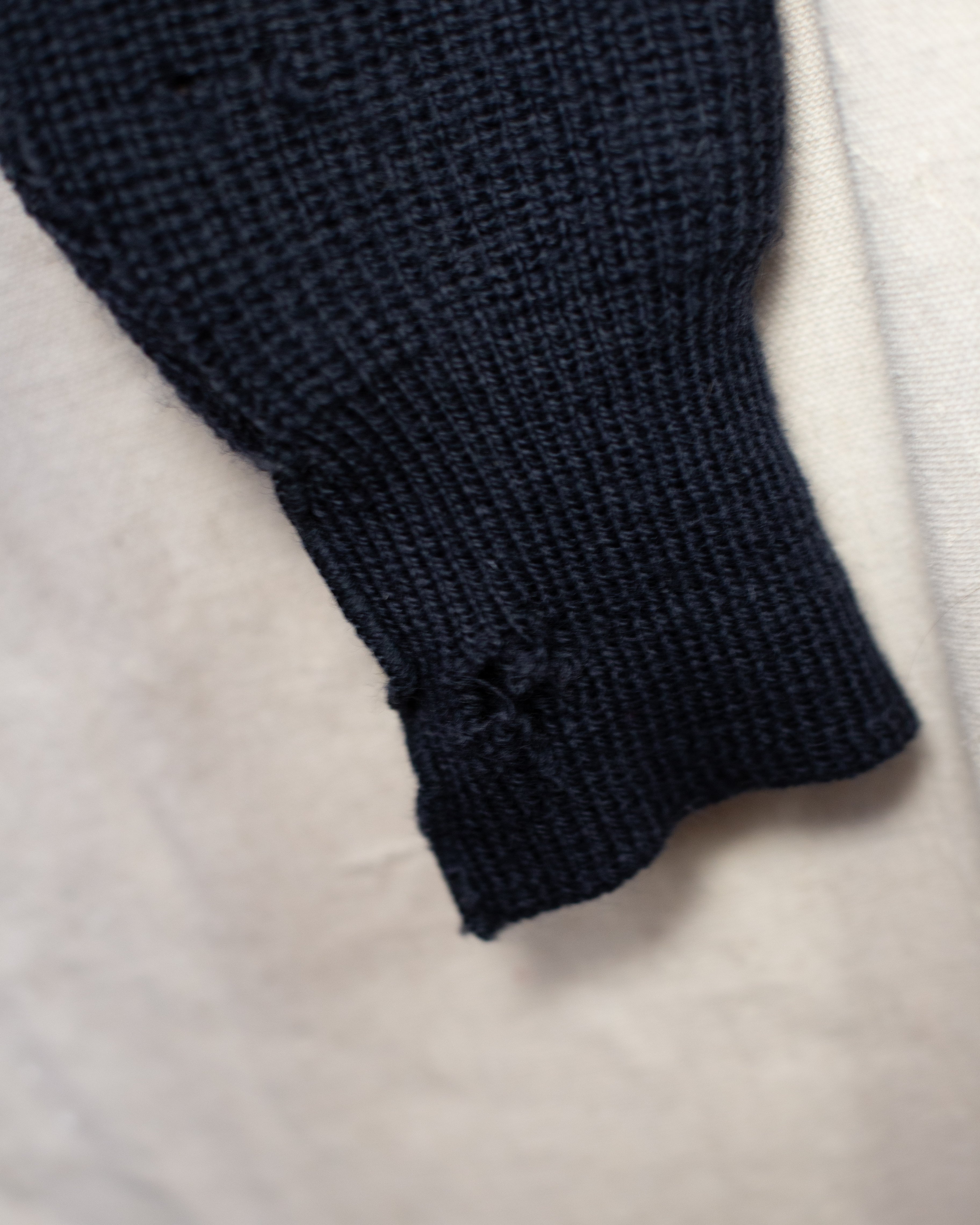 Distressed NZ Made Rodd & Gunn Wool Knit - L