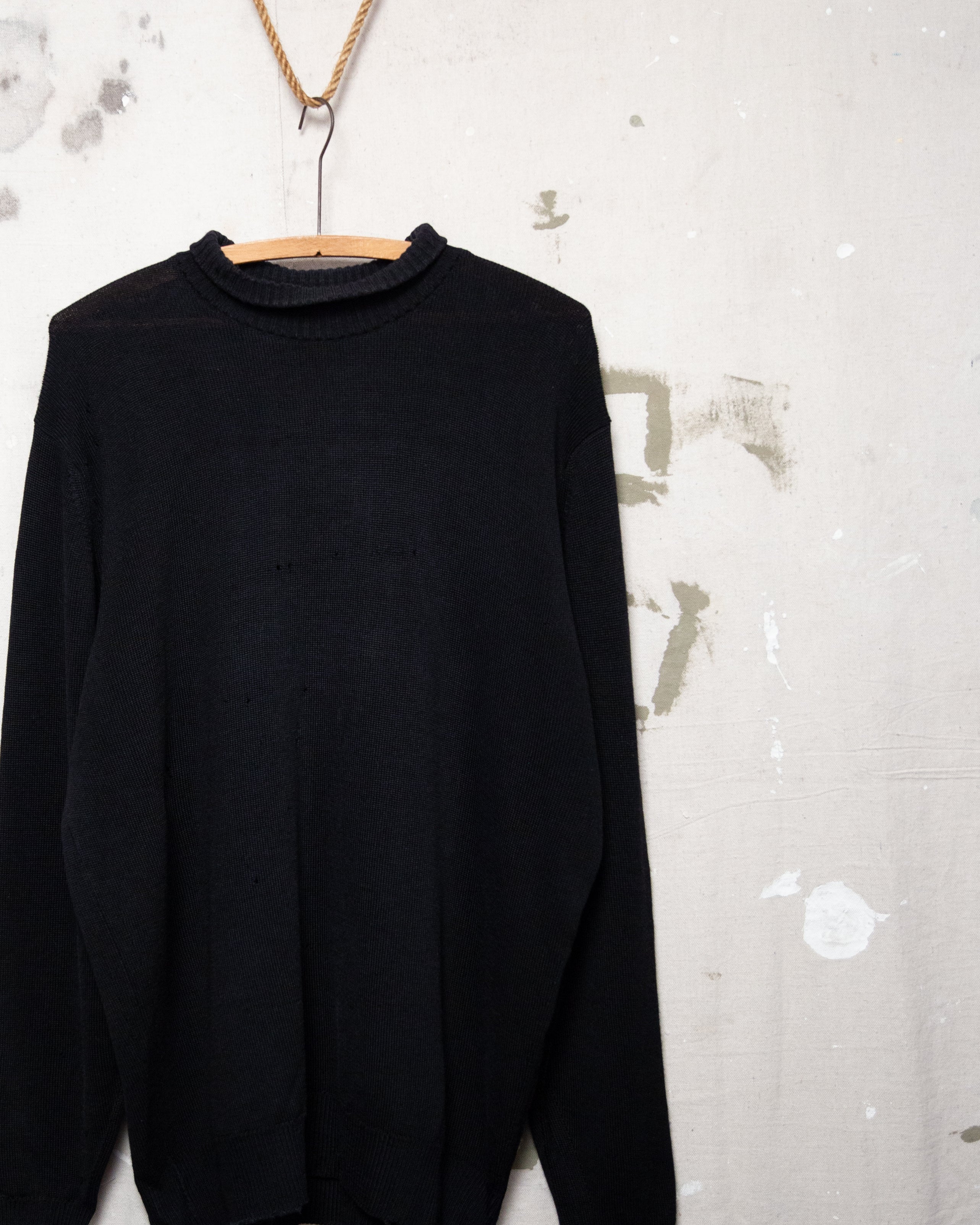 1990S Thrashed Barkers Turtleneck - L