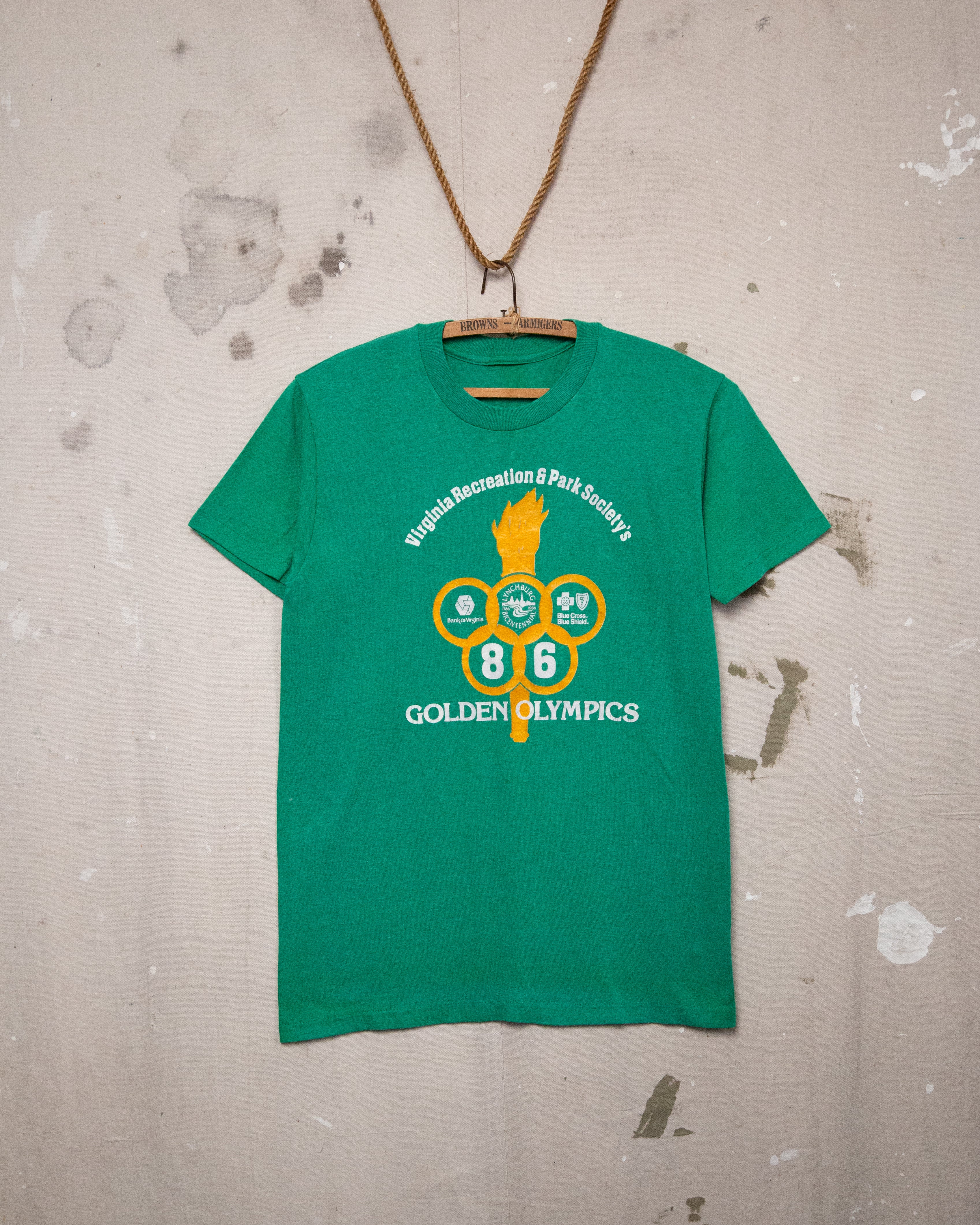 1980S Golden Olympics Tee - M