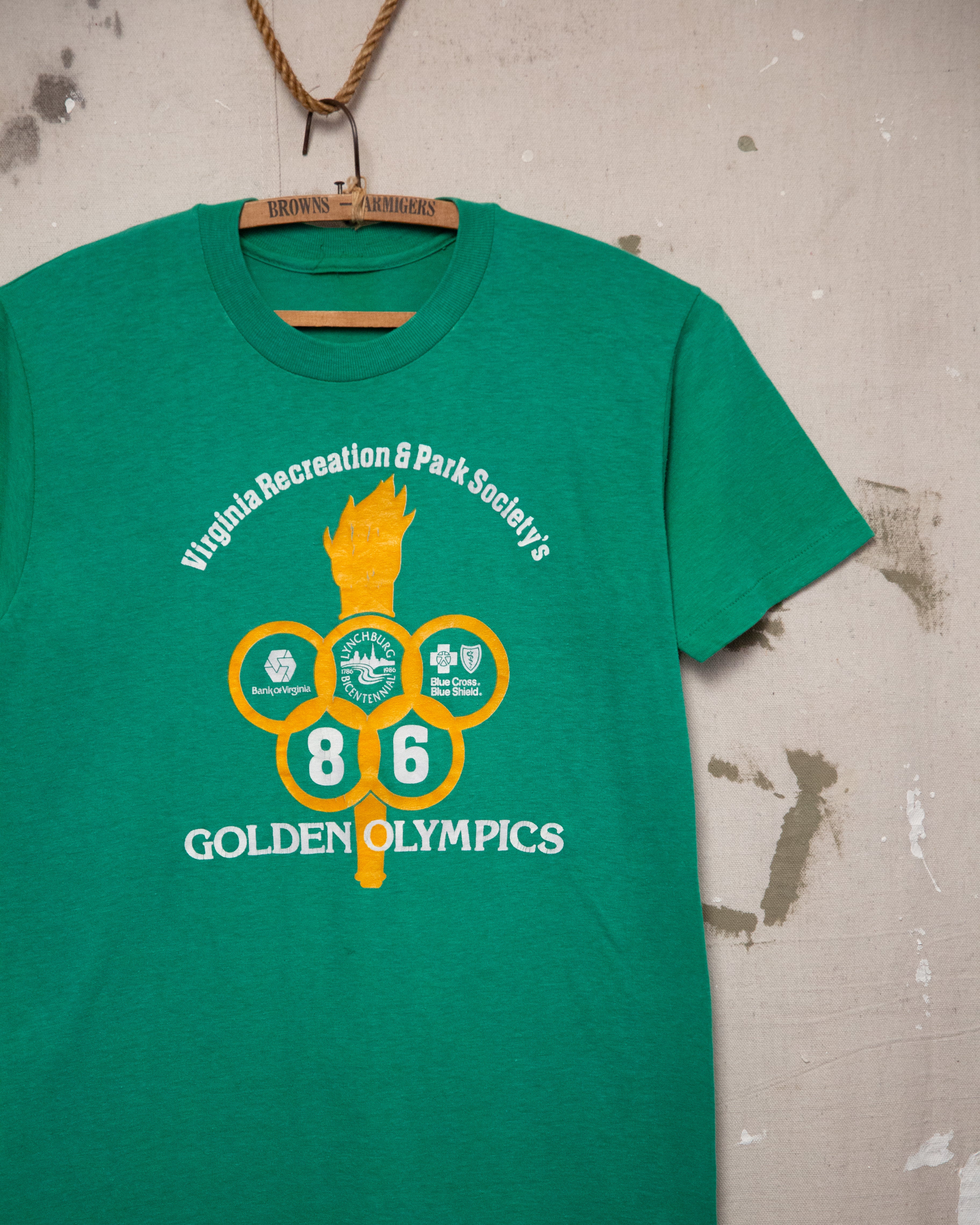 1980S Golden Olympics Tee - M