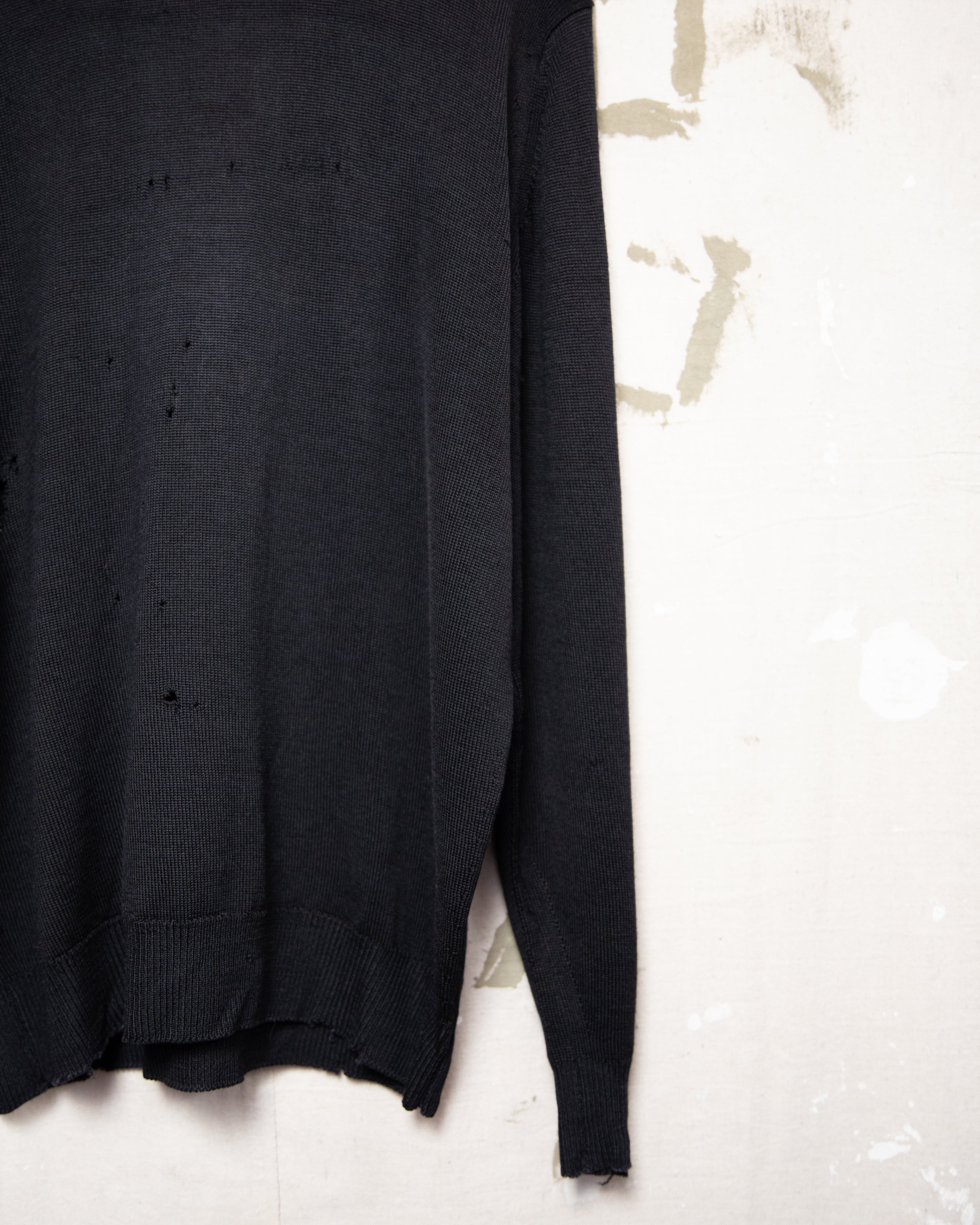 1990S Thrashed Barkers Turtleneck - L