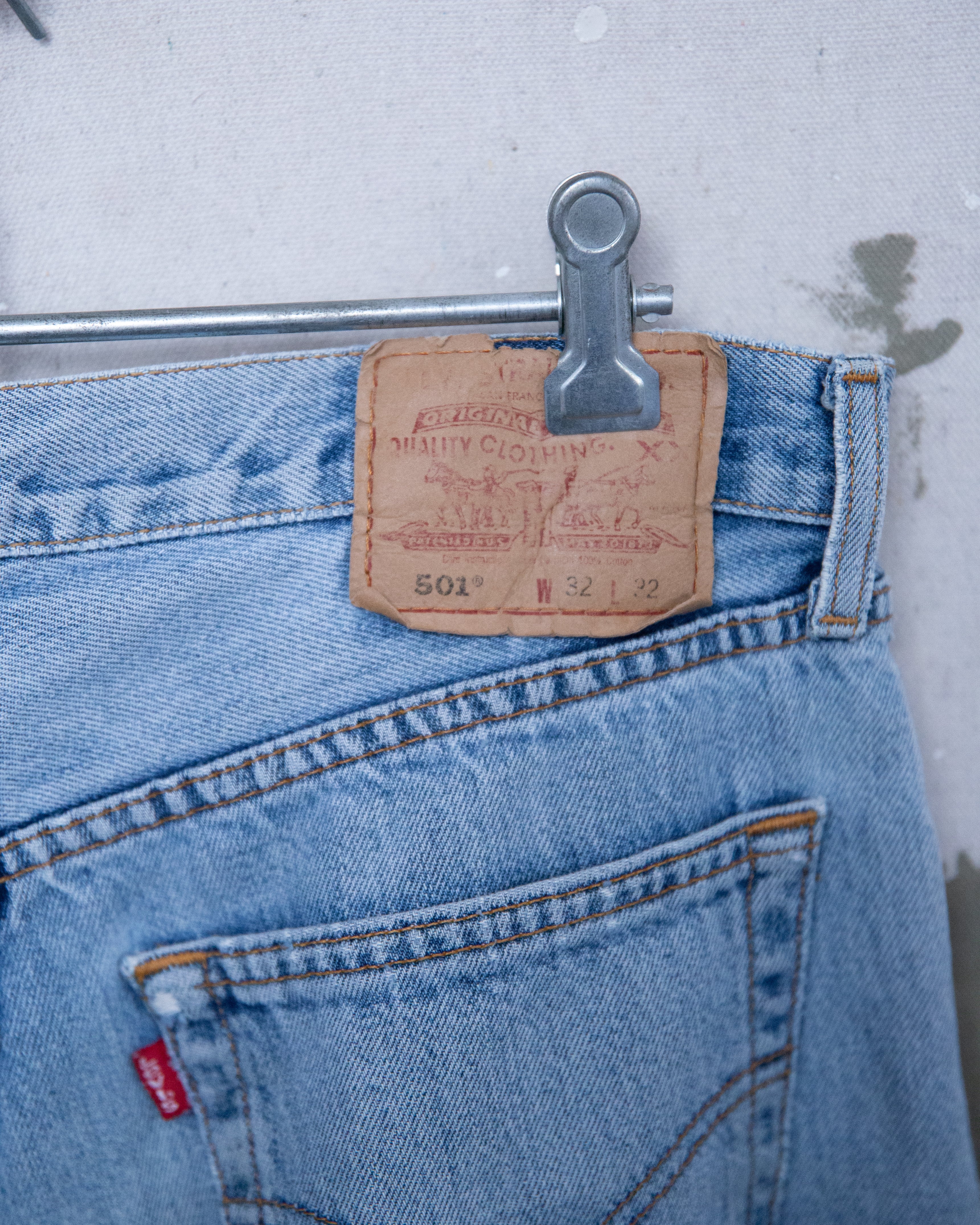 Well Worn And Repaired Levis 501 - 31