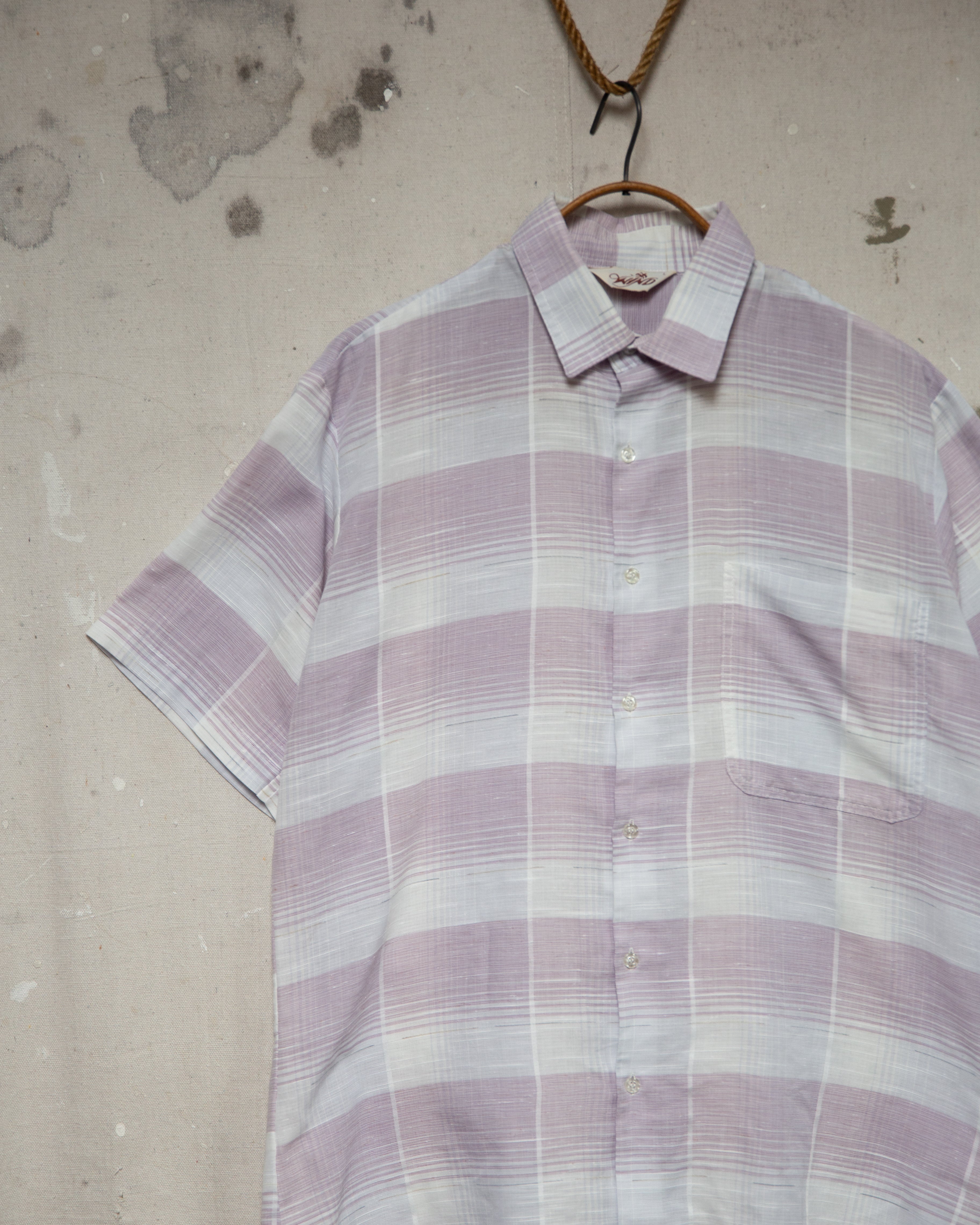 1970S/80S NZ Made Pink Shirt - L