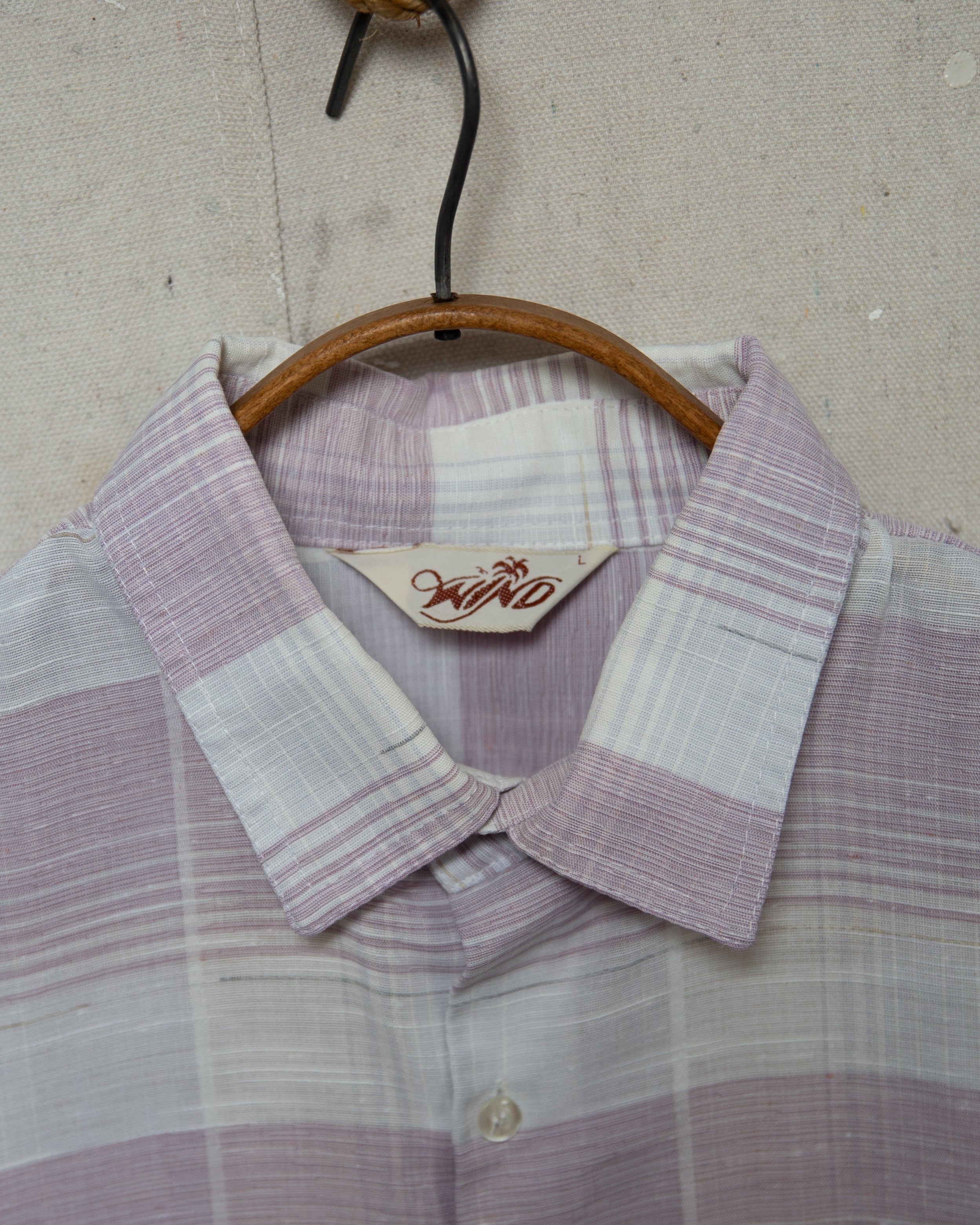 1970S/80S NZ Made Pink Shirt - L