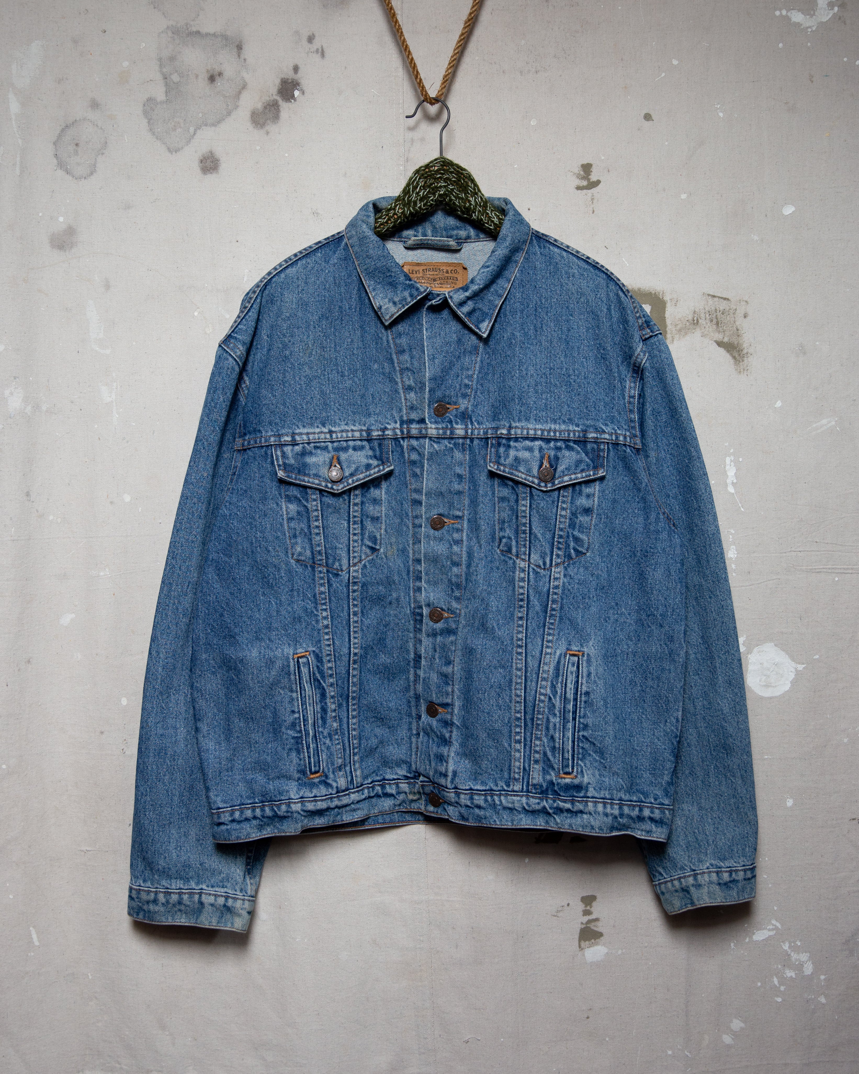 1990S Irregular Levis Jacket - L/XL