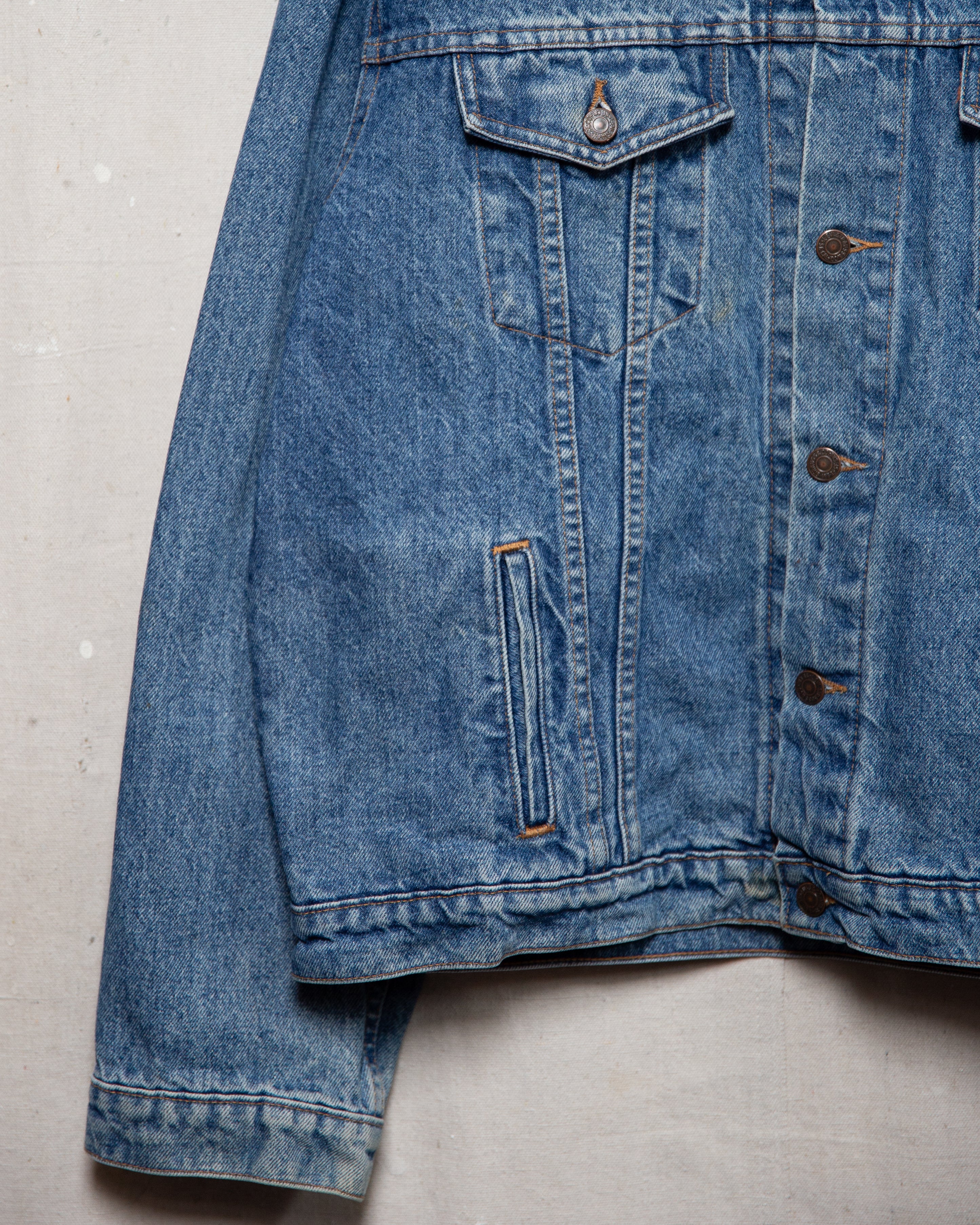 1990S Irregular Levis Jacket - L/XL