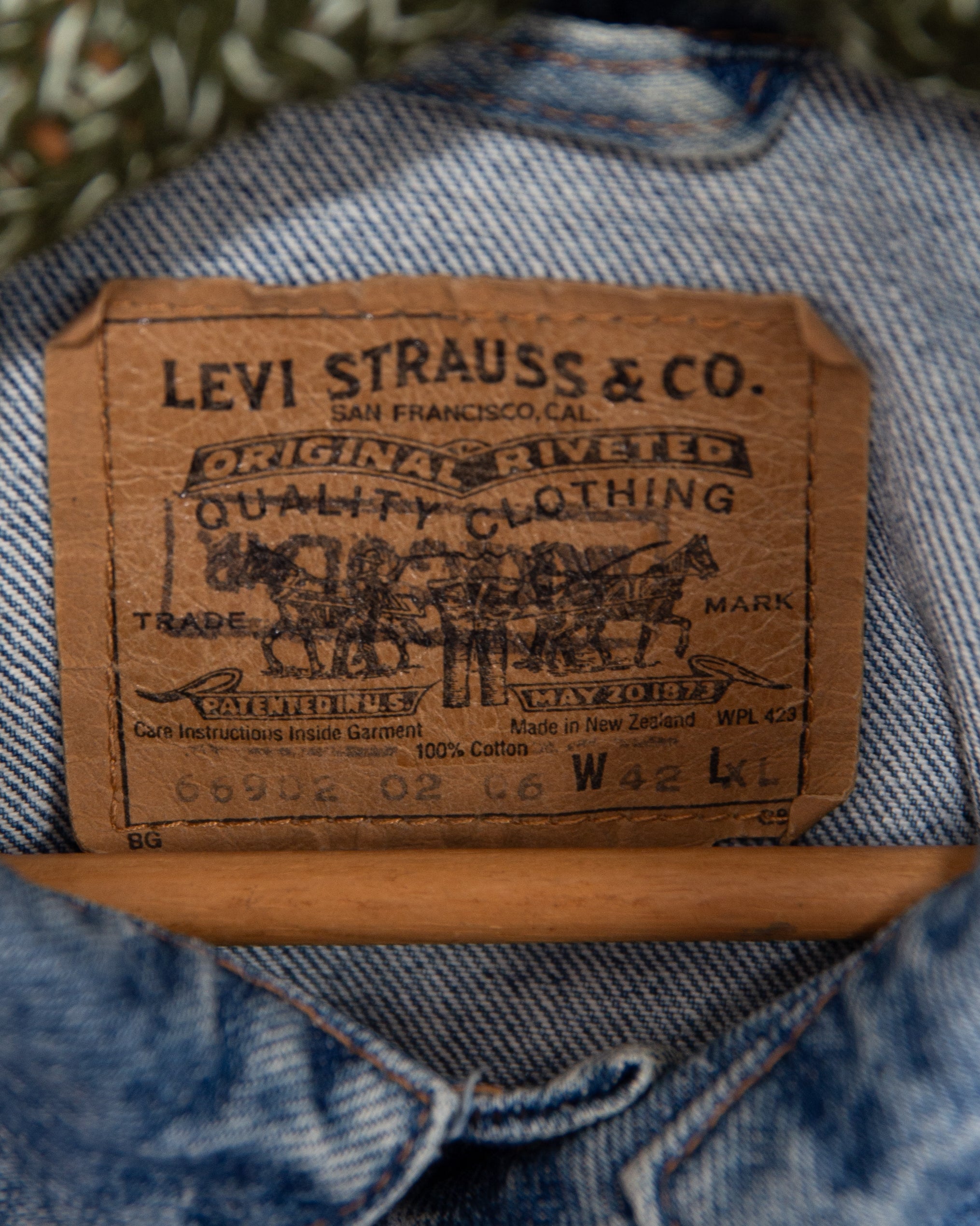 1990S Irregular Levis Jacket - L/XL