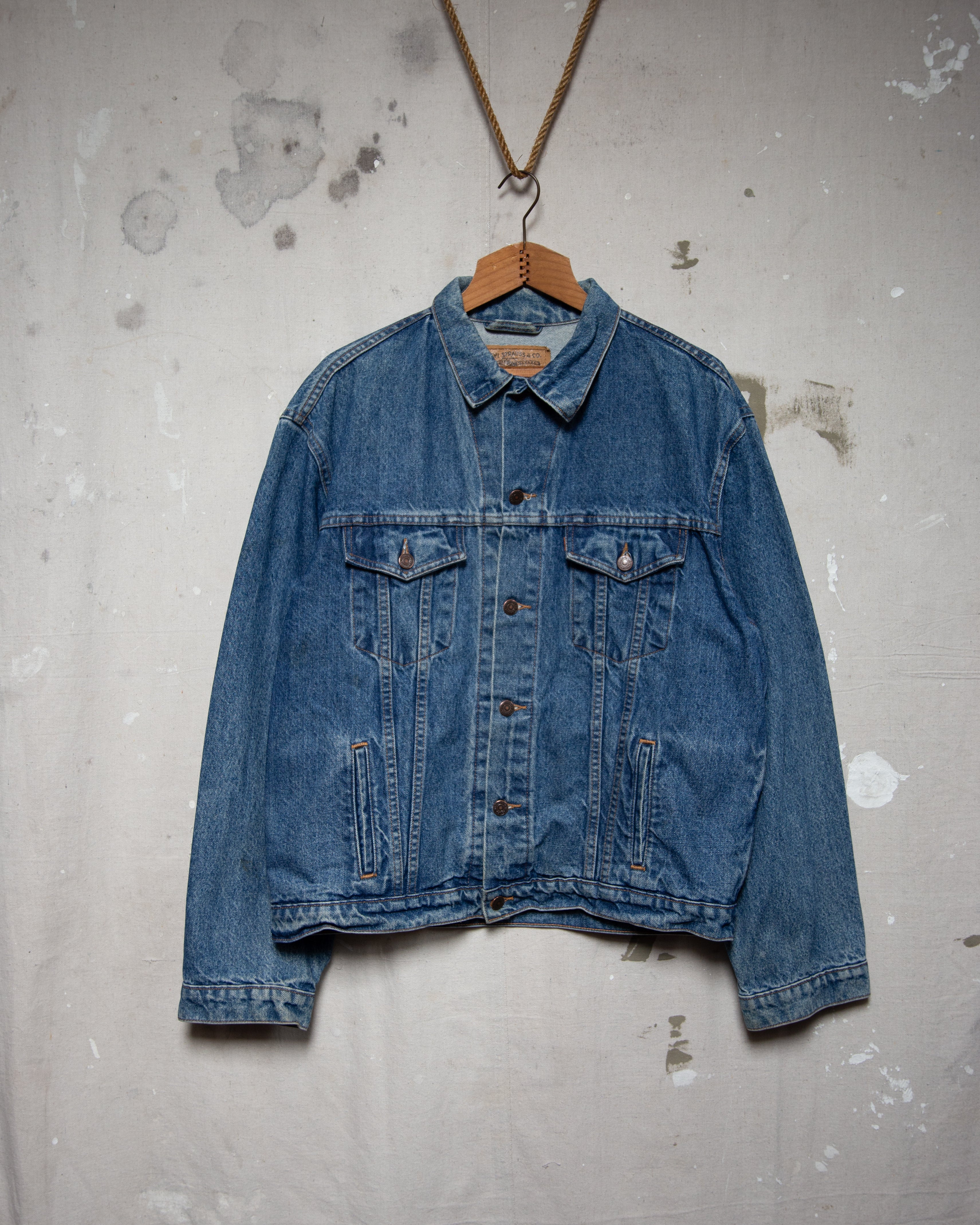 1990S Irregular Levis Jacket - M/L