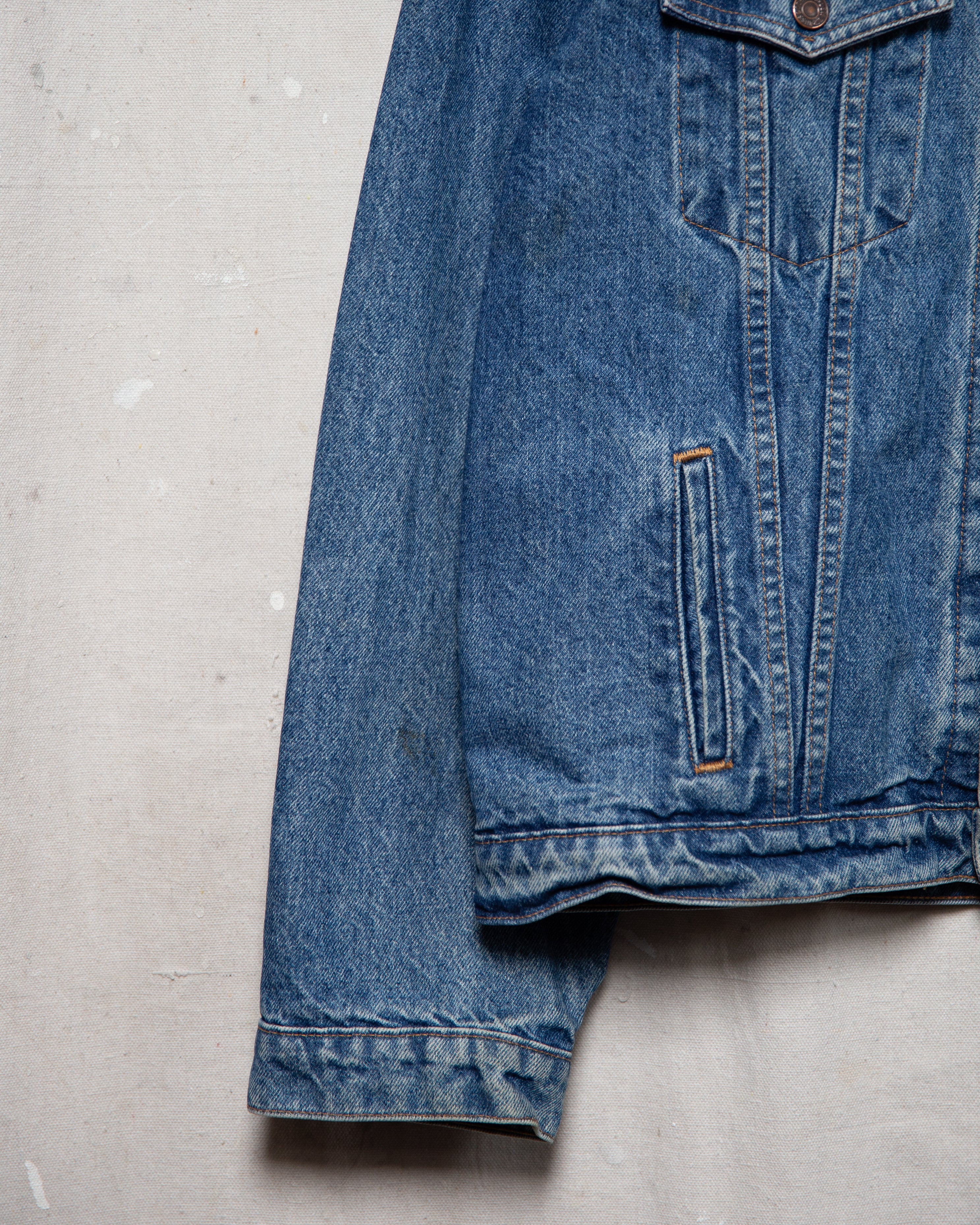 1990S Irregular Levis Jacket - M/L