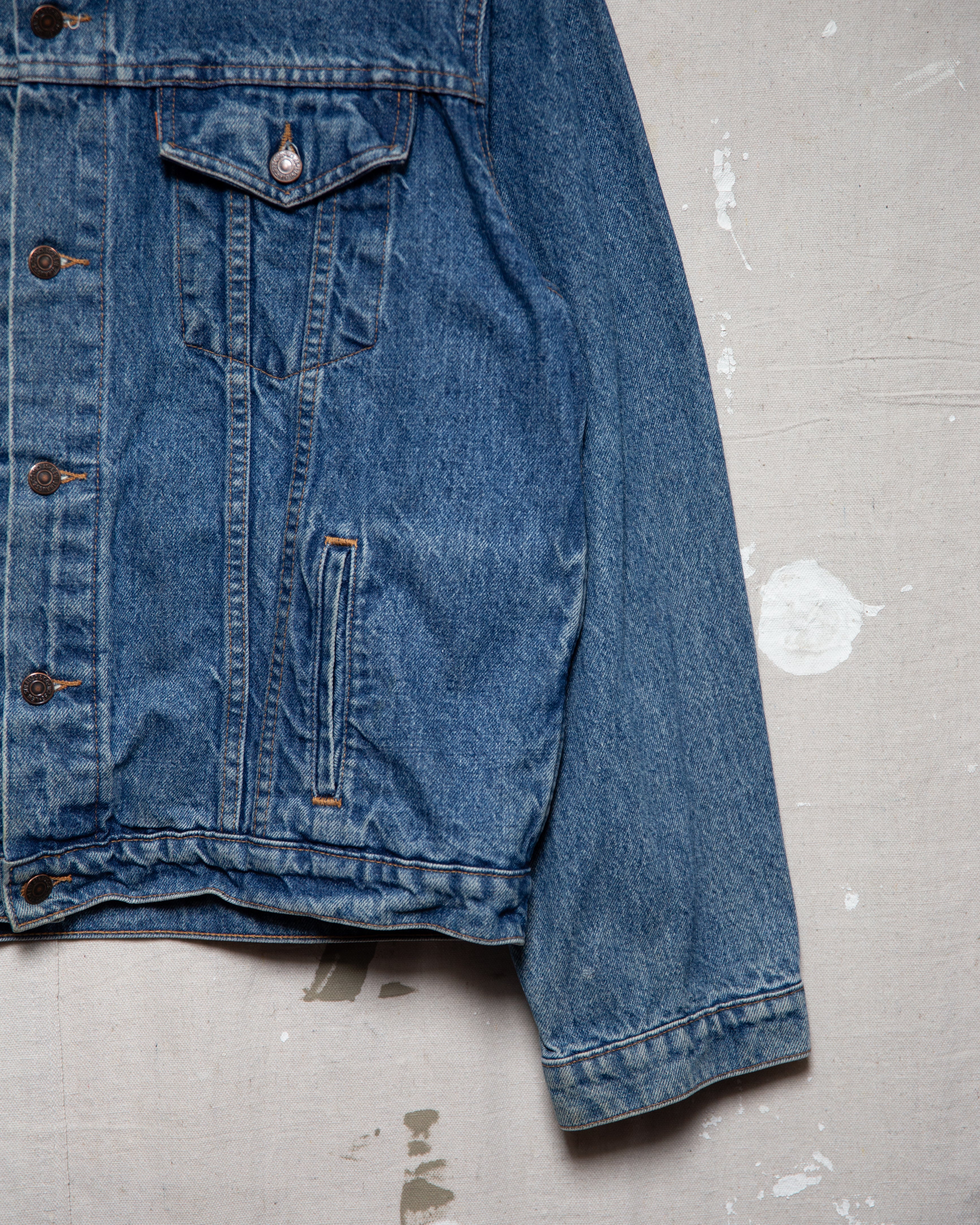 1990S Irregular Levis Jacket - M/L