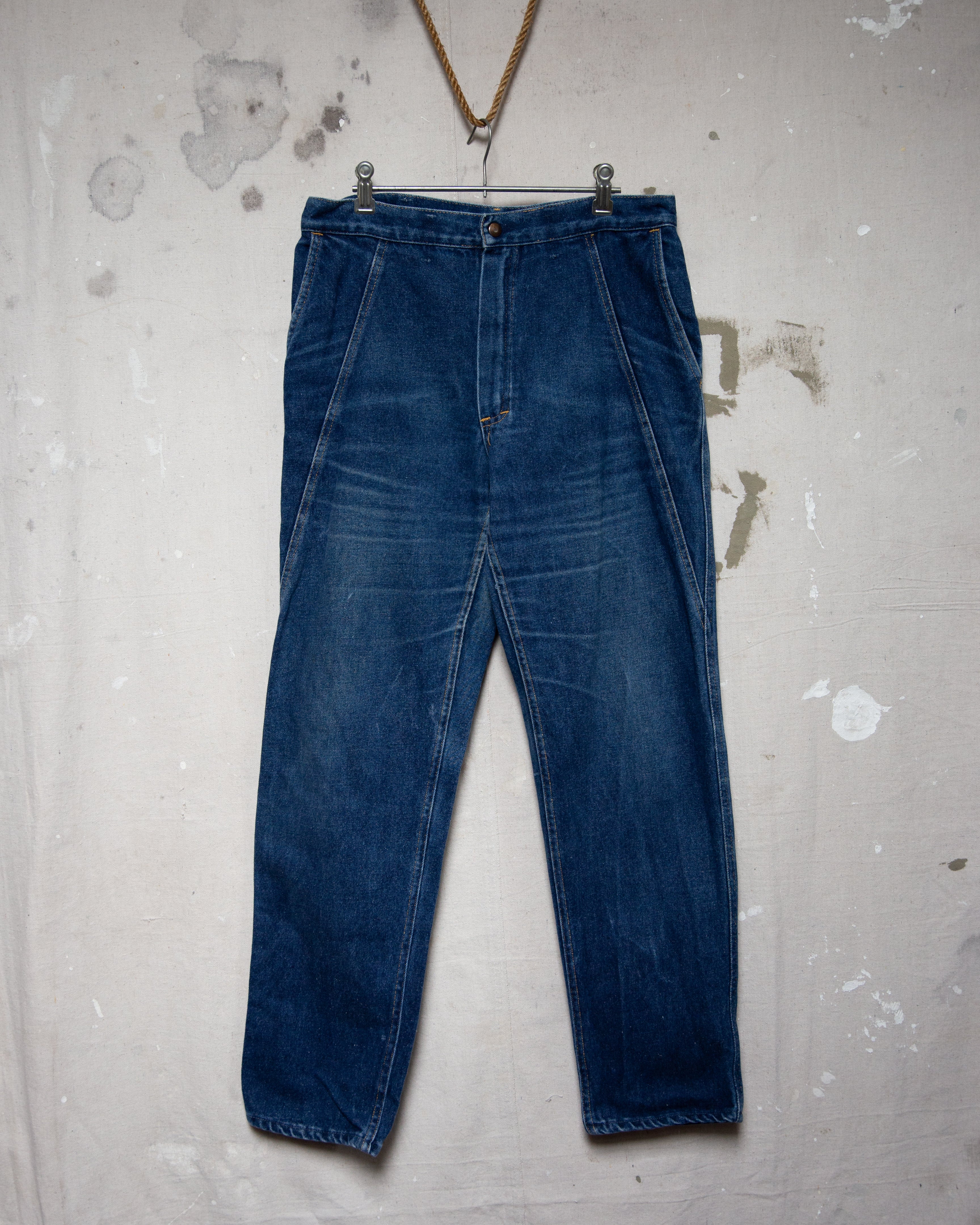 1980S NZ Made Denim Work Pants - 32