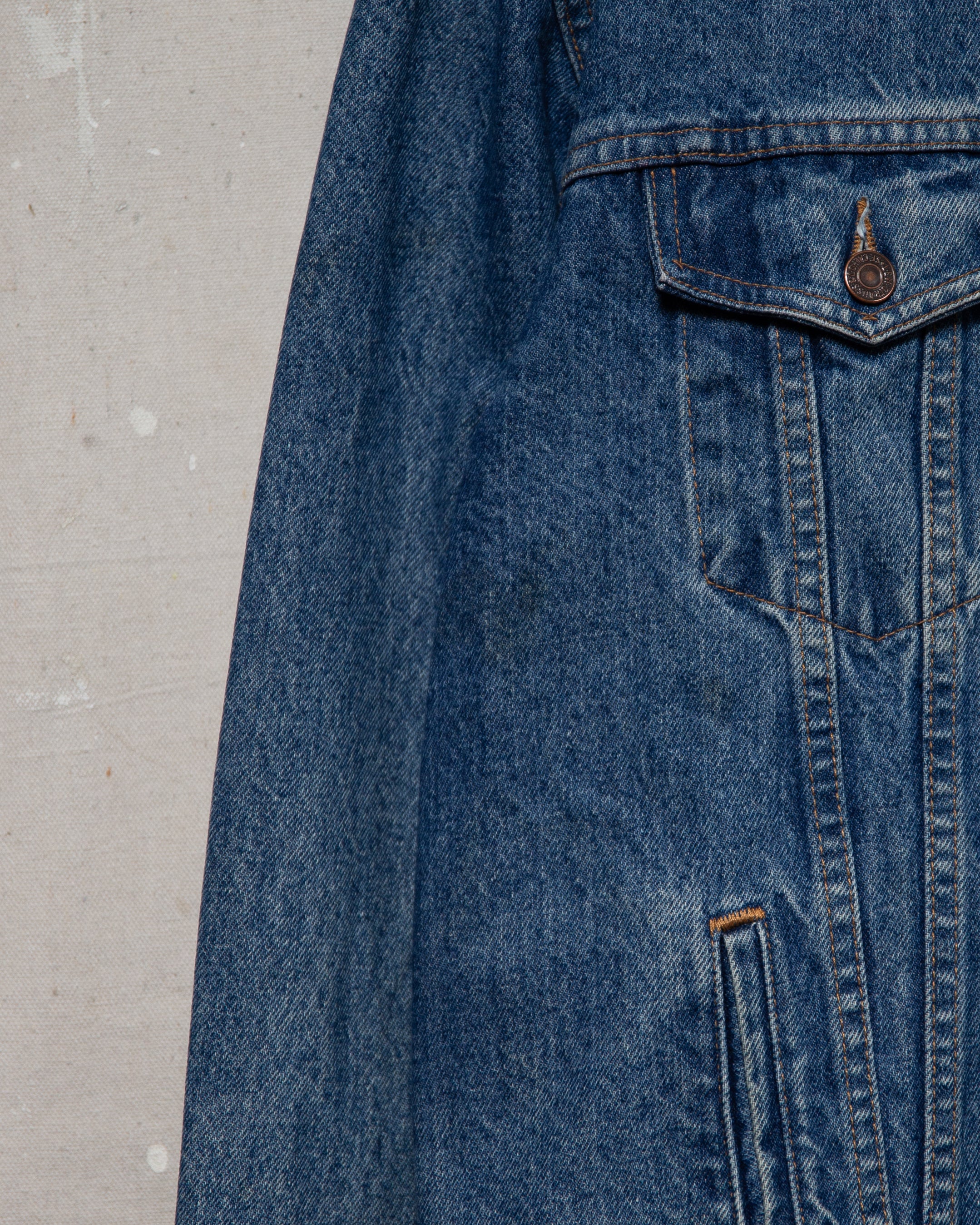 1990S Irregular Levis Jacket - M/L