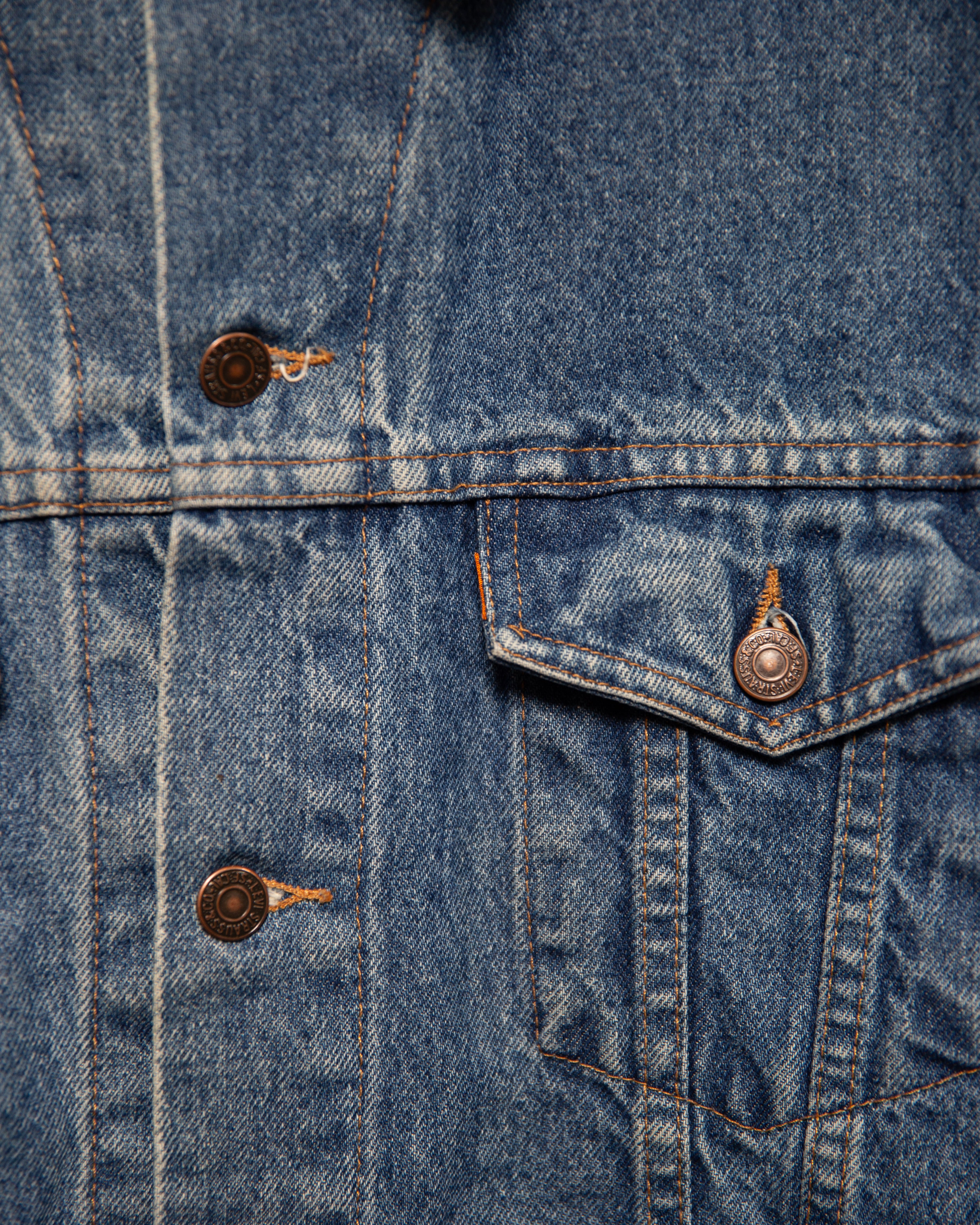 1990S Irregular Levis Jacket - M/L