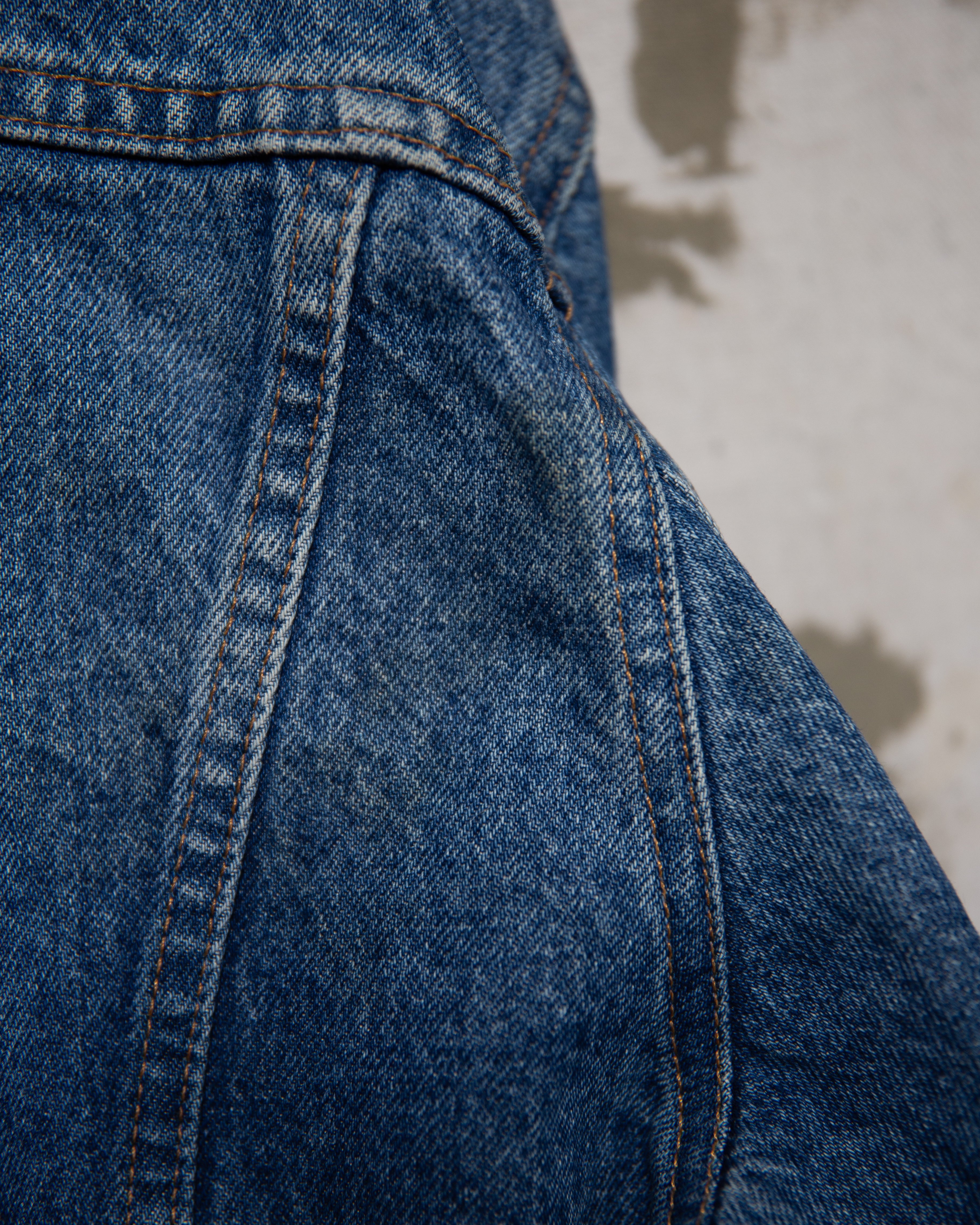 1990S Irregular Levis Jacket - M/L