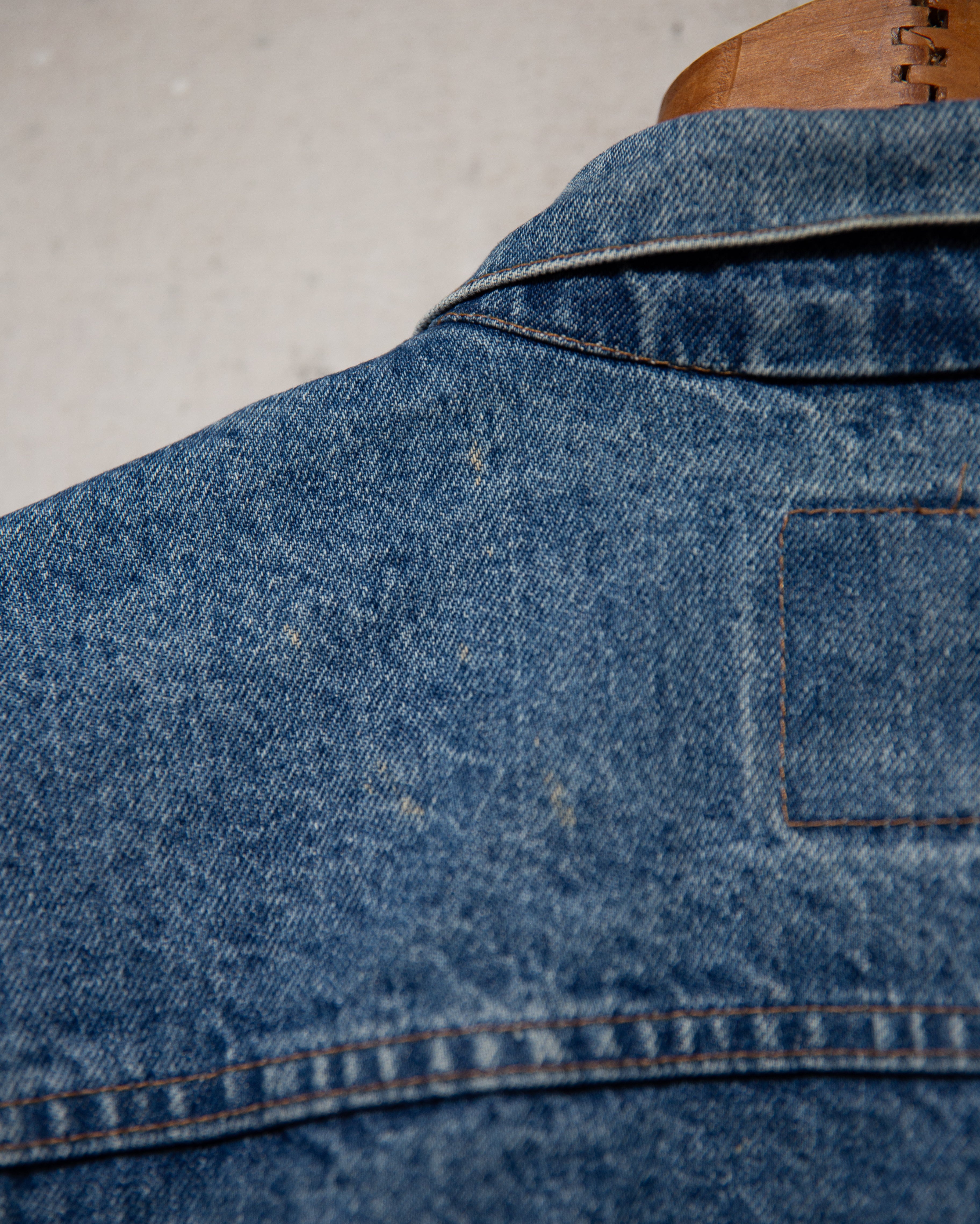1990S Irregular Levis Jacket - M/L