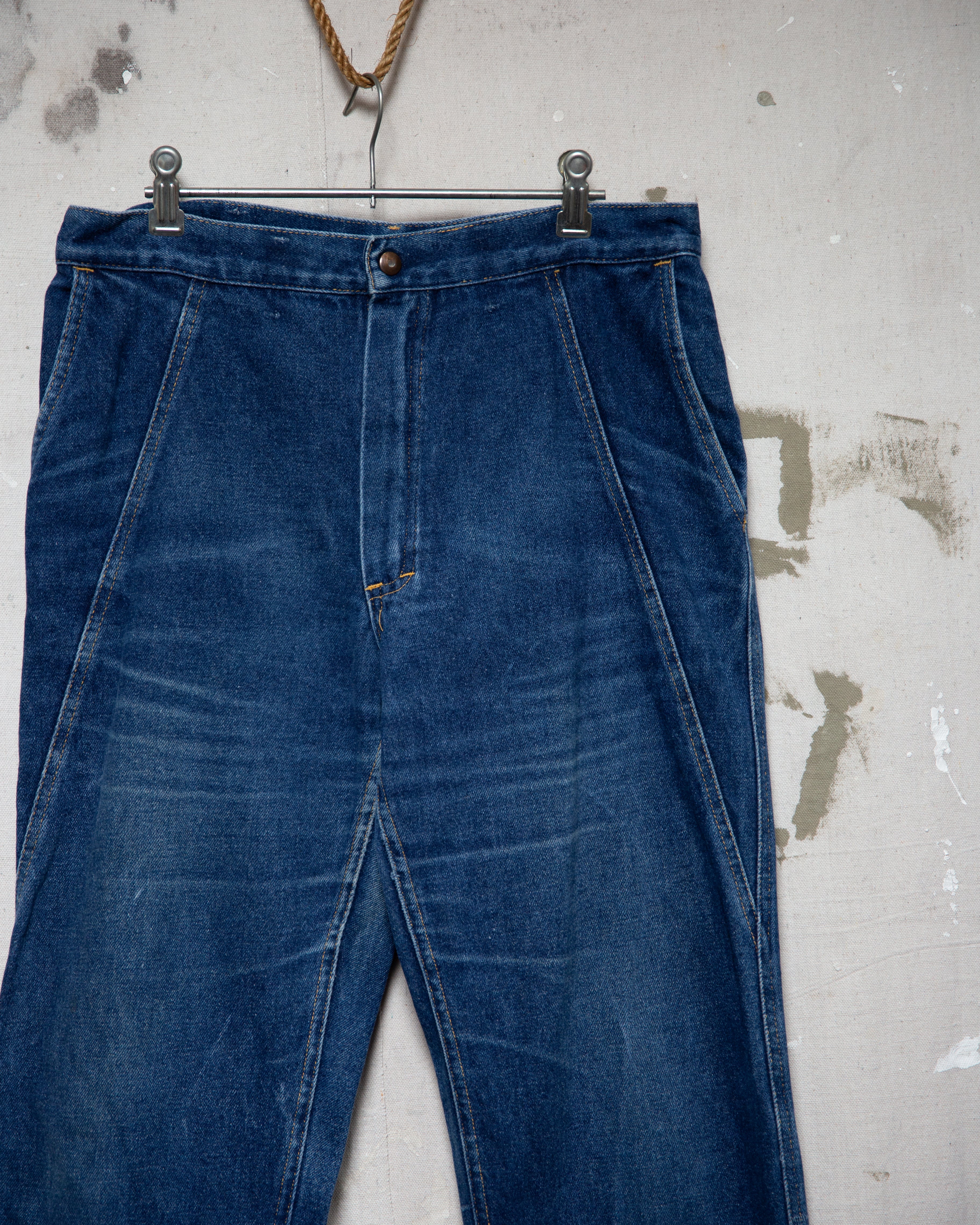 1980S NZ Made Denim Work Pants - 32