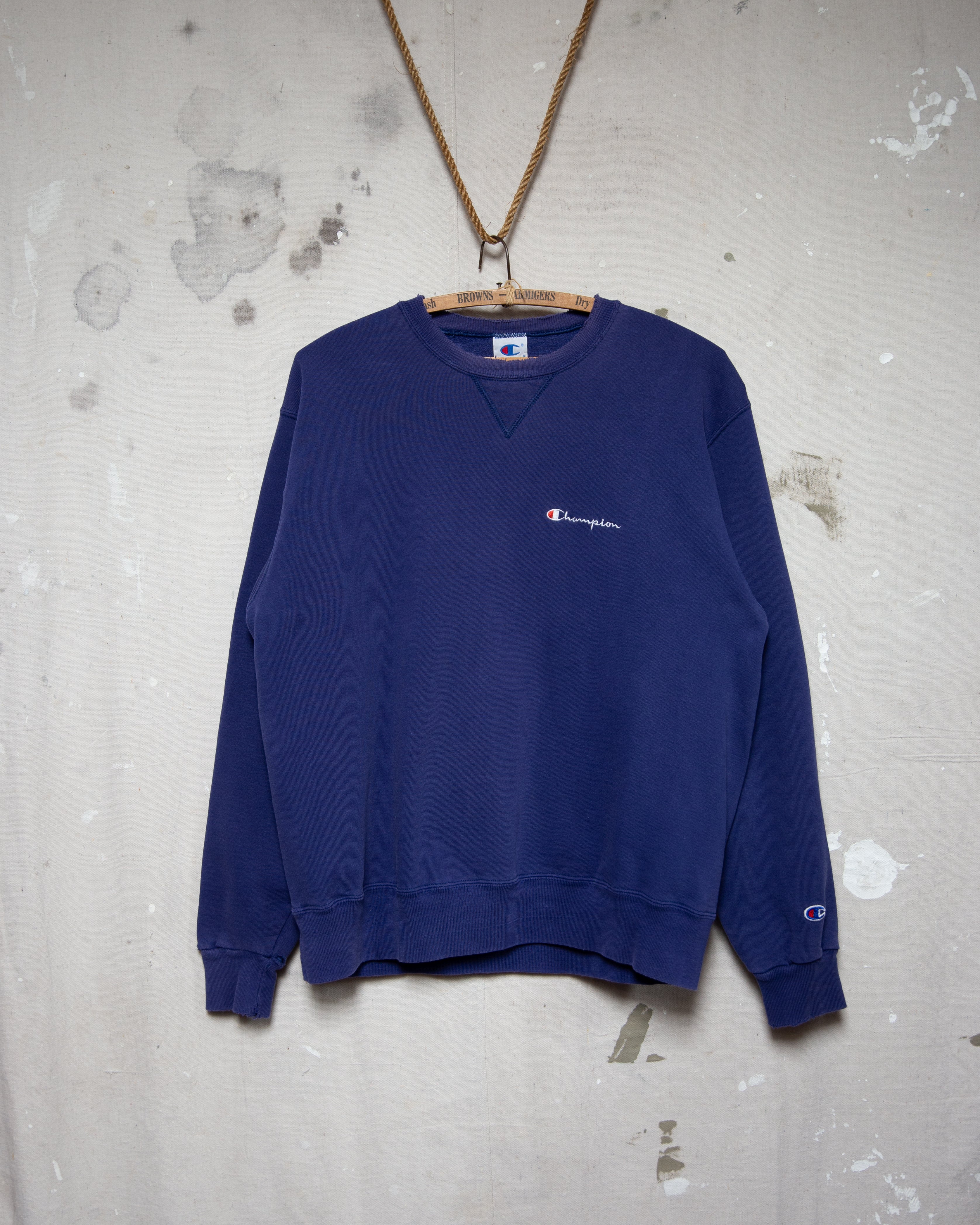 1990S Well Worn Champion Crew - L