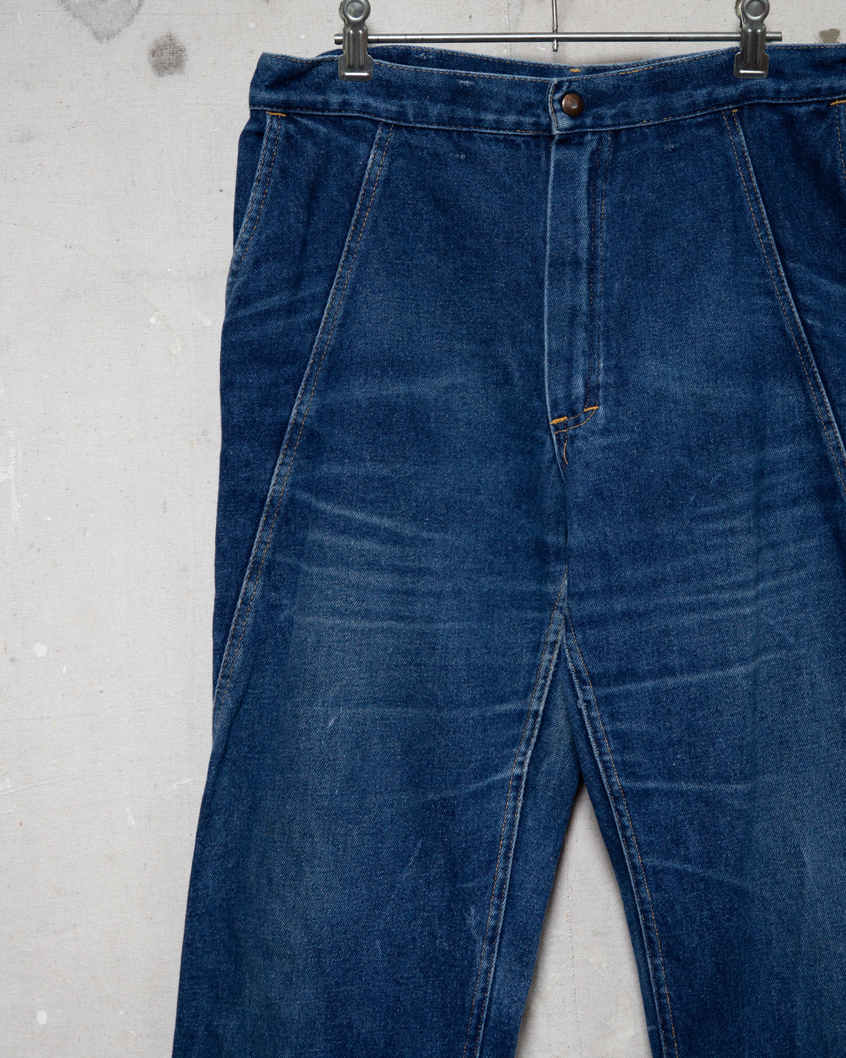 1980S NZ Made Denim Work Pants - 32