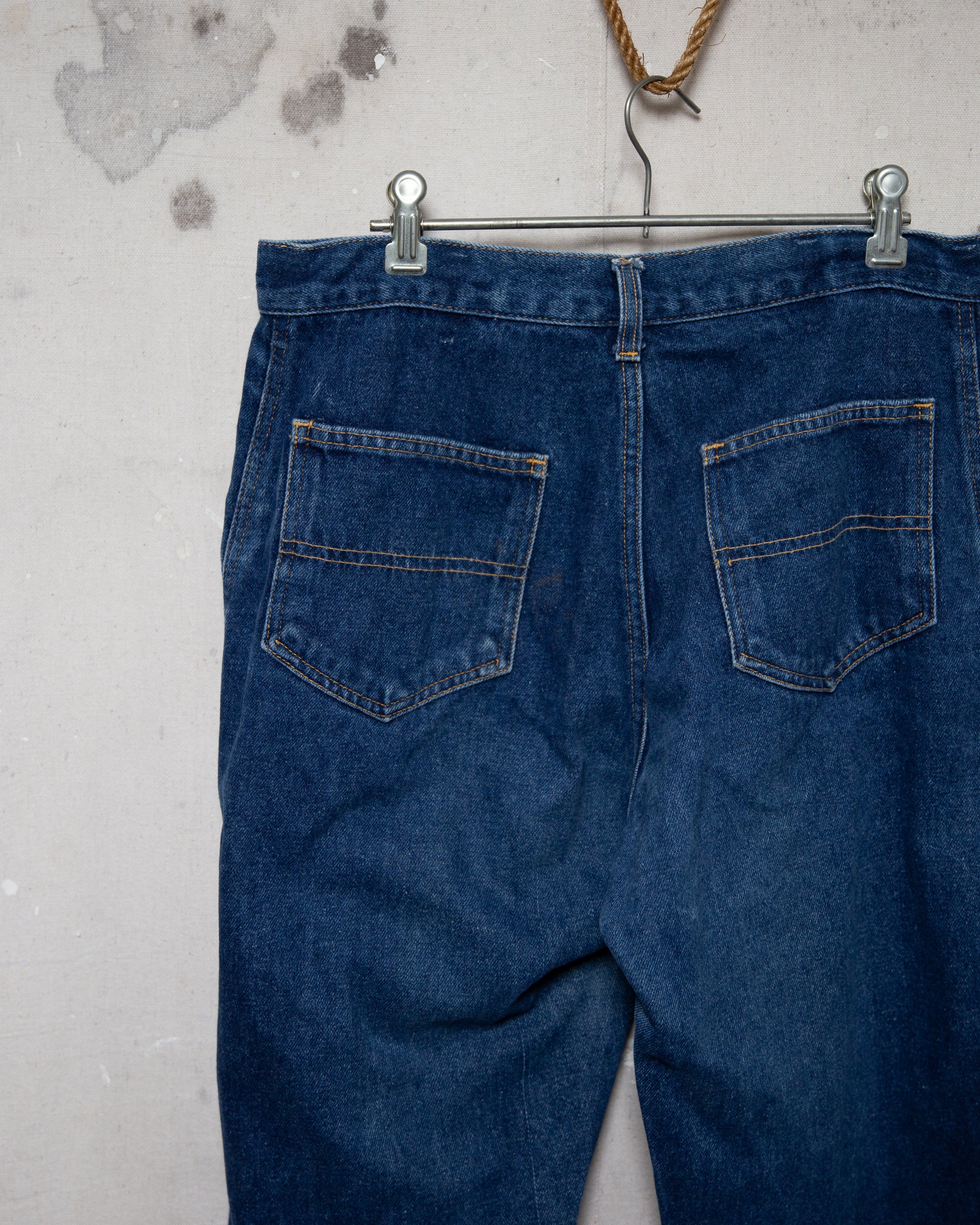 1980S NZ Made Denim Work Pants - 32
