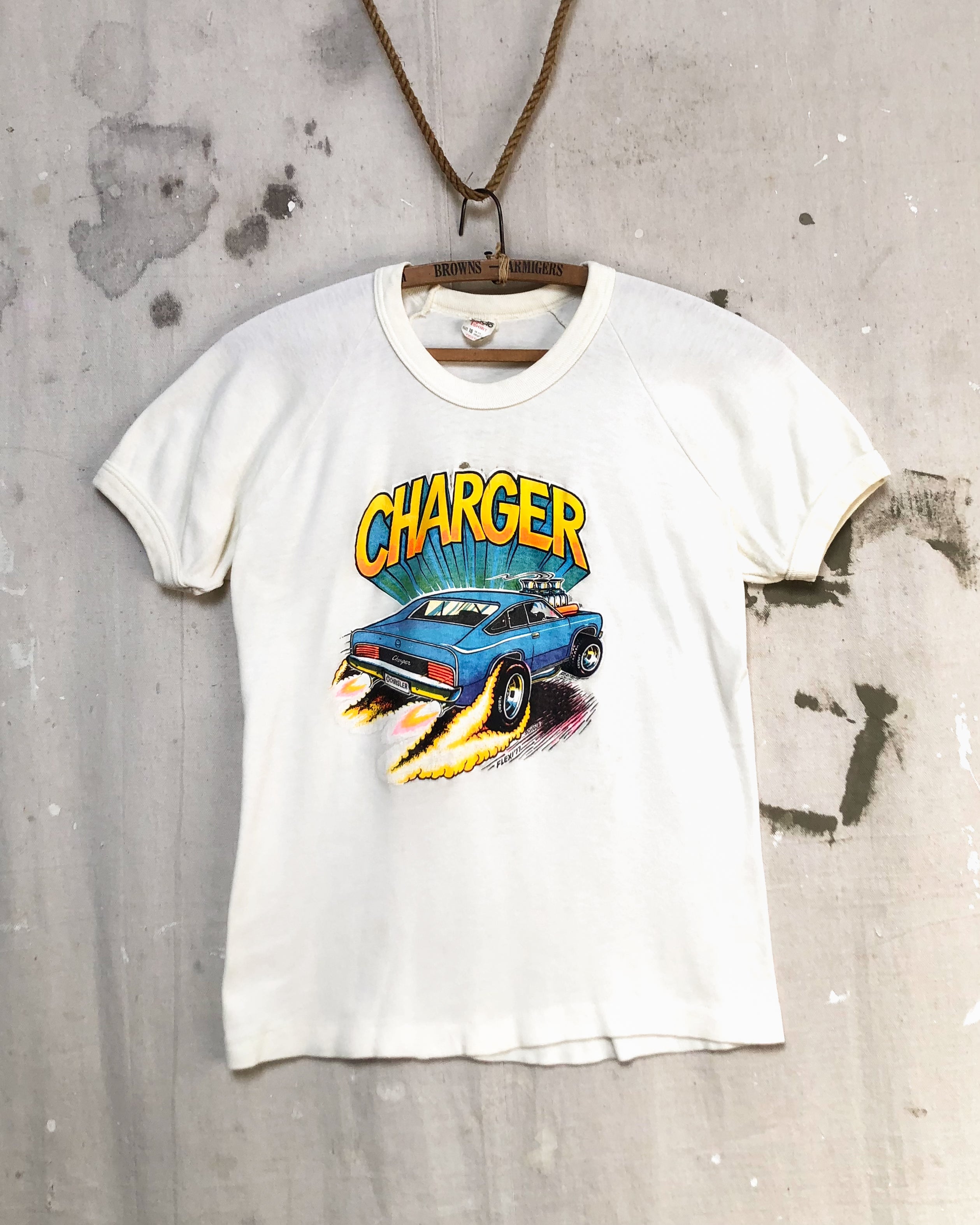 1970S Well Worn Charger Tee - M