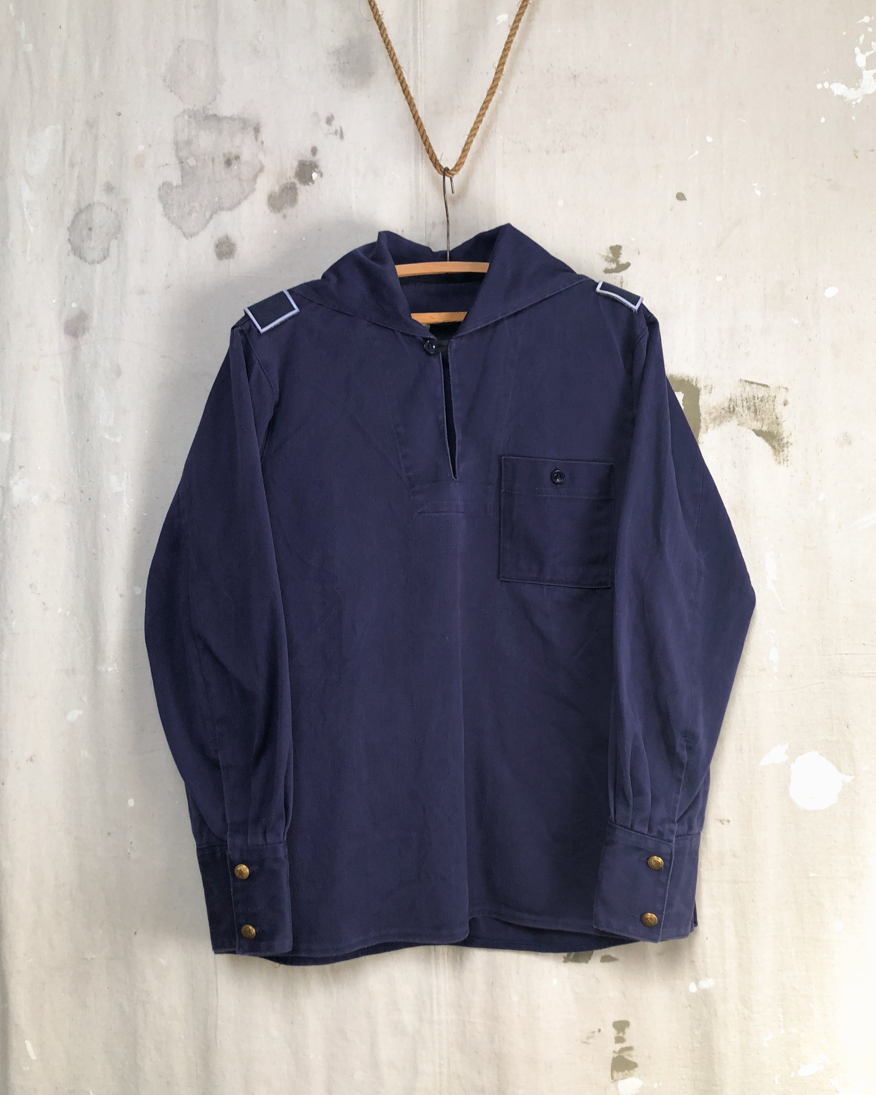 Navy Sailors Pullover - L