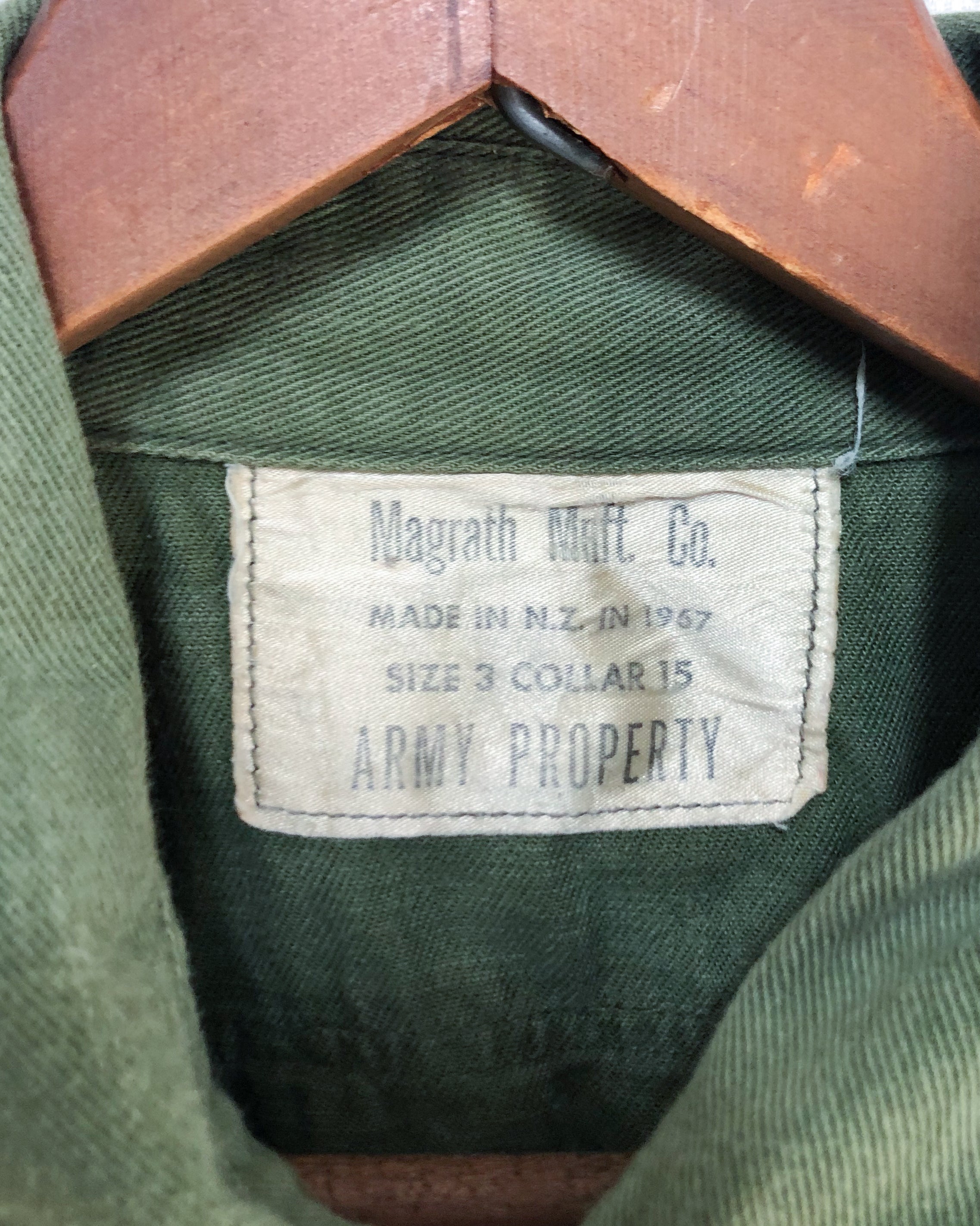 1967 NZ Army Field Shirt - M