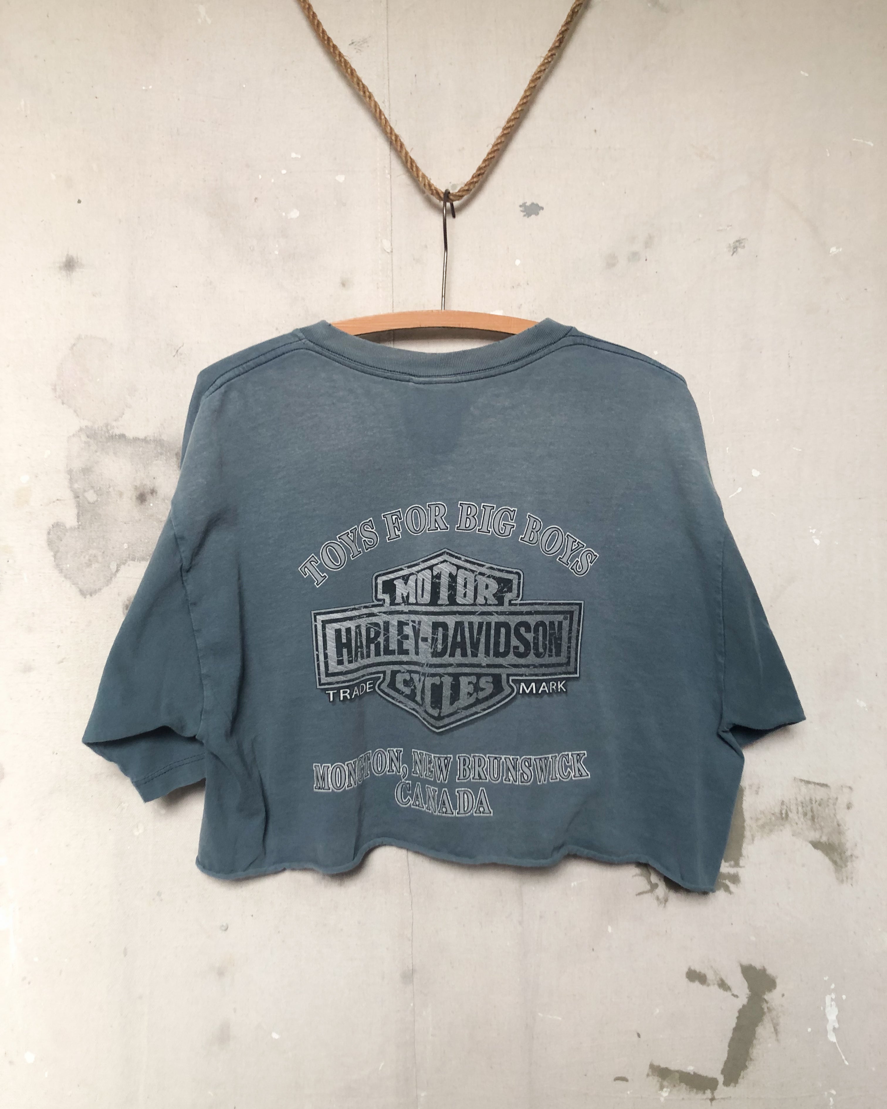 2000S Cropped and Chopped Harley Tee - XL