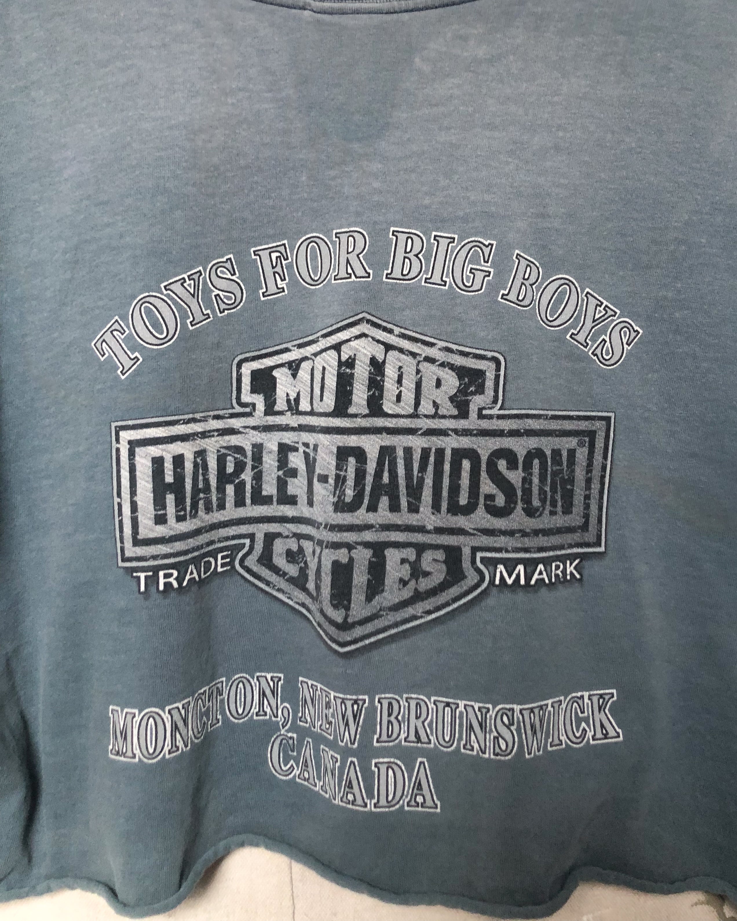 2000S Cropped and Chopped Harley Tee - XL