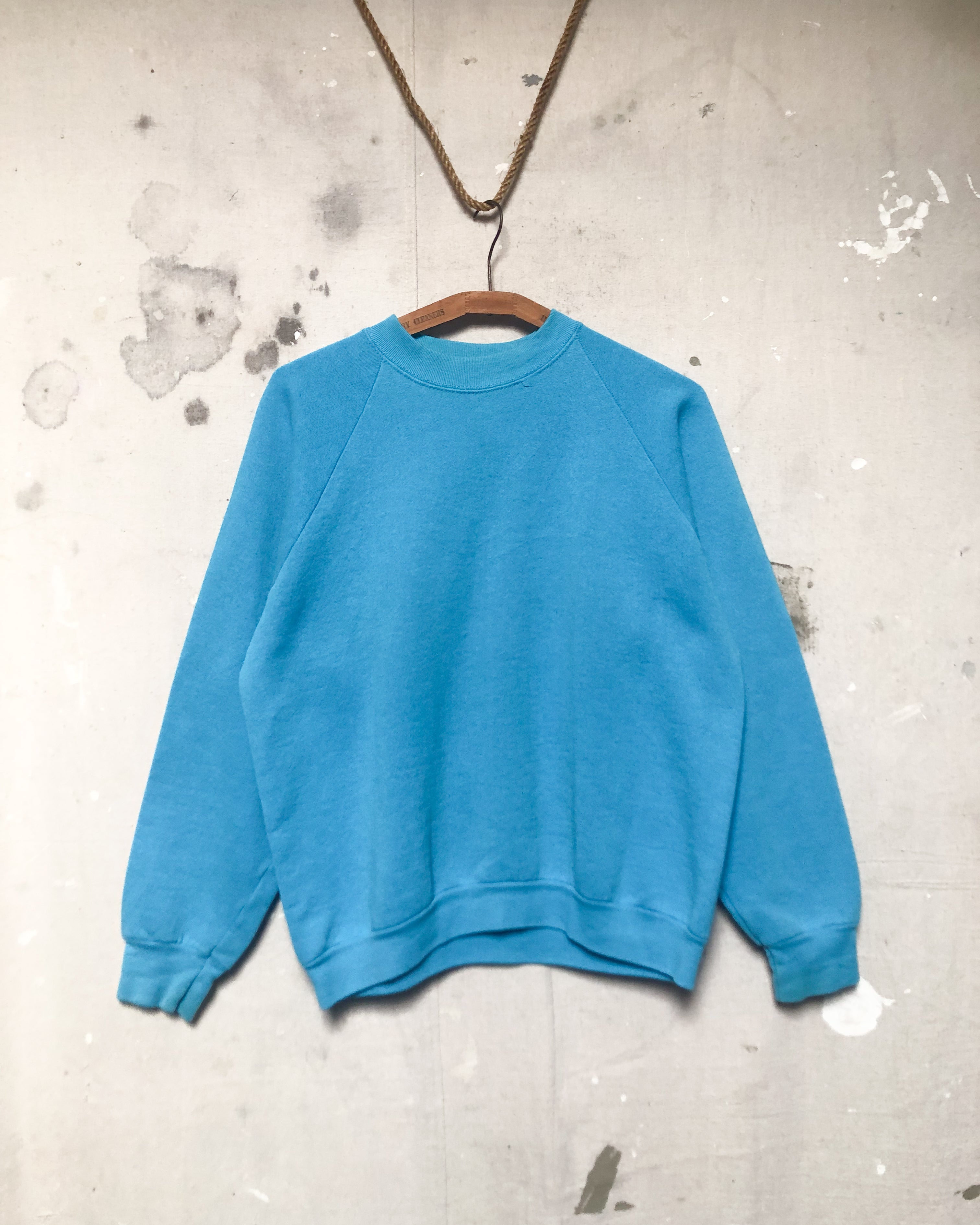 1980/90S Raglan Sleeve Crew Neck - S