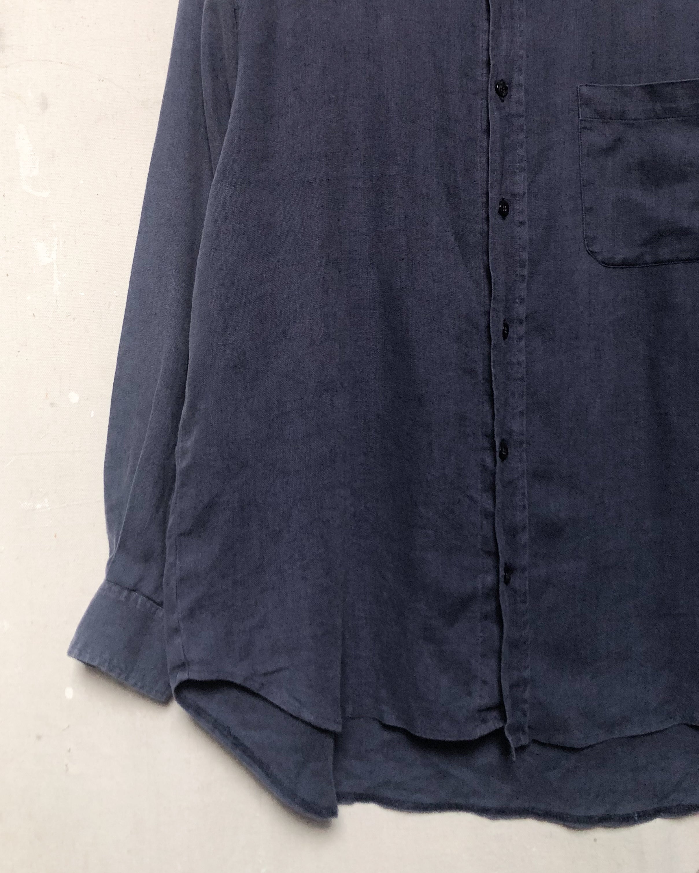 1990S Barkers Linen Shirt - S/M