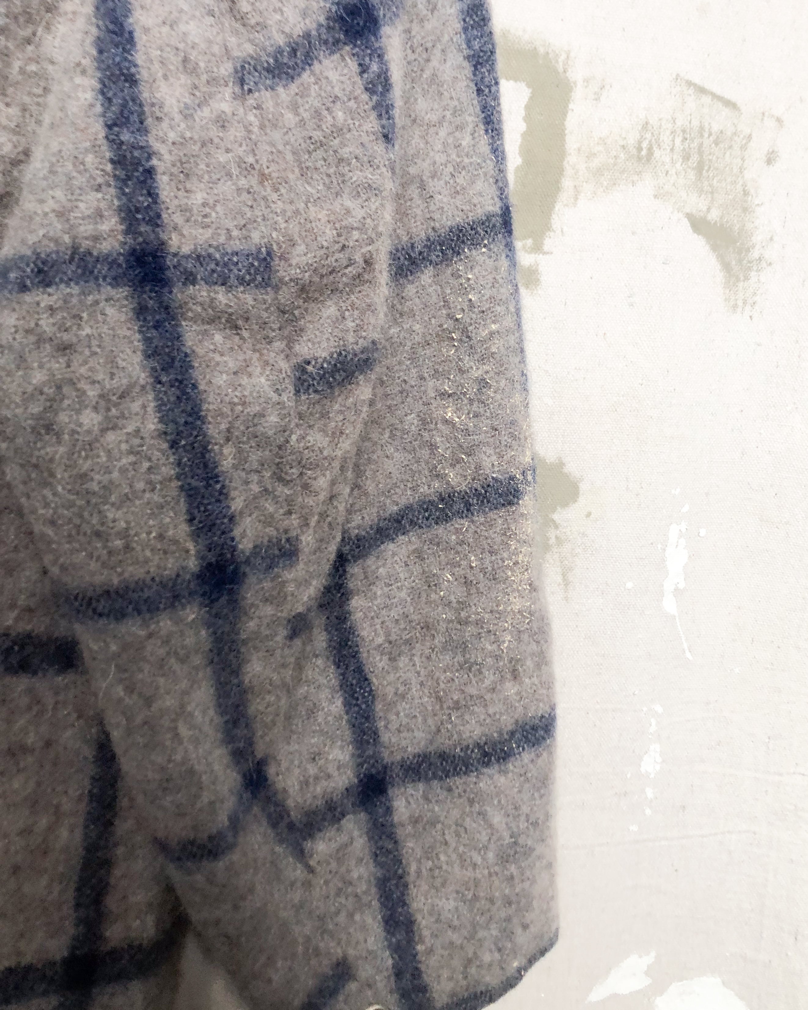Well Worn Wool Jacket Liner - S