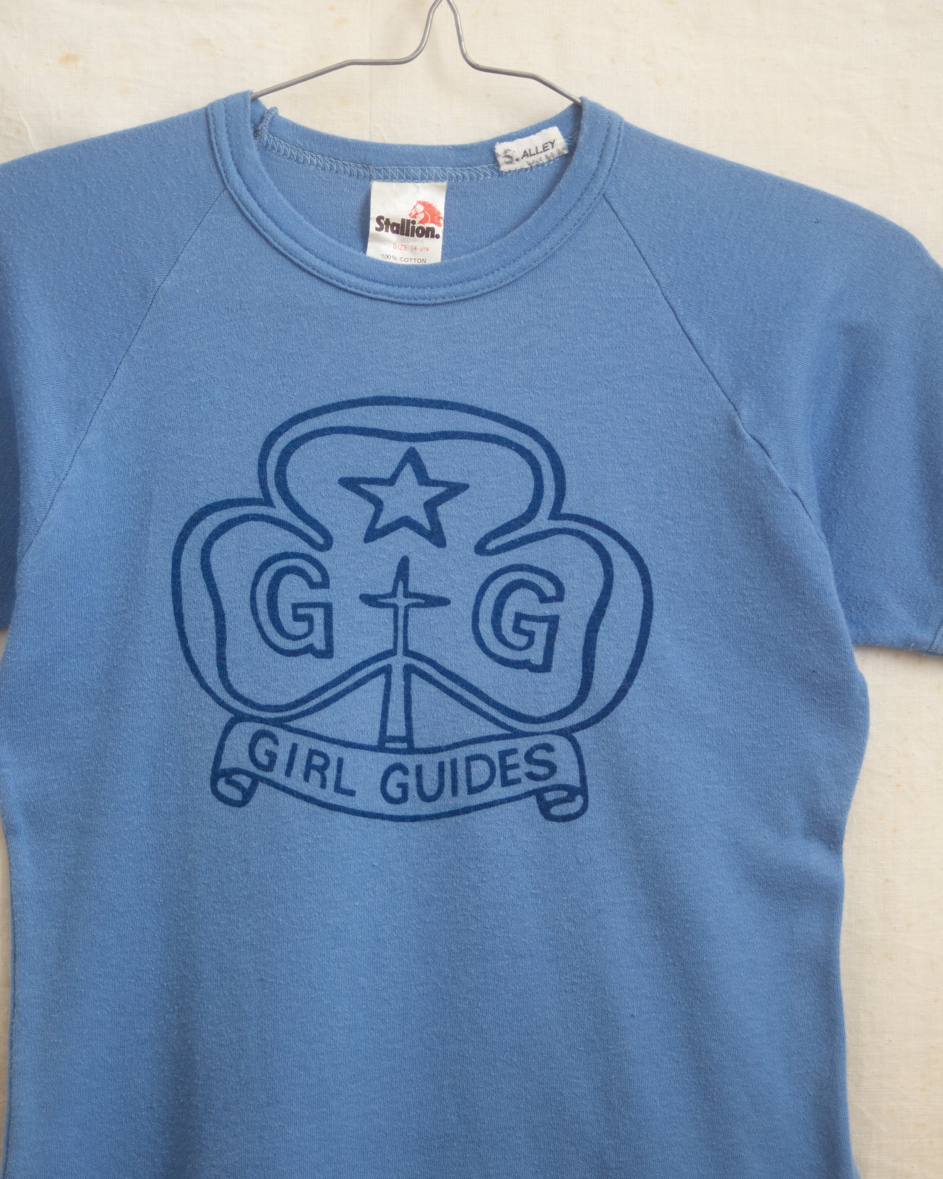 1980S Girl Guides Baby Tee I 14 YRS