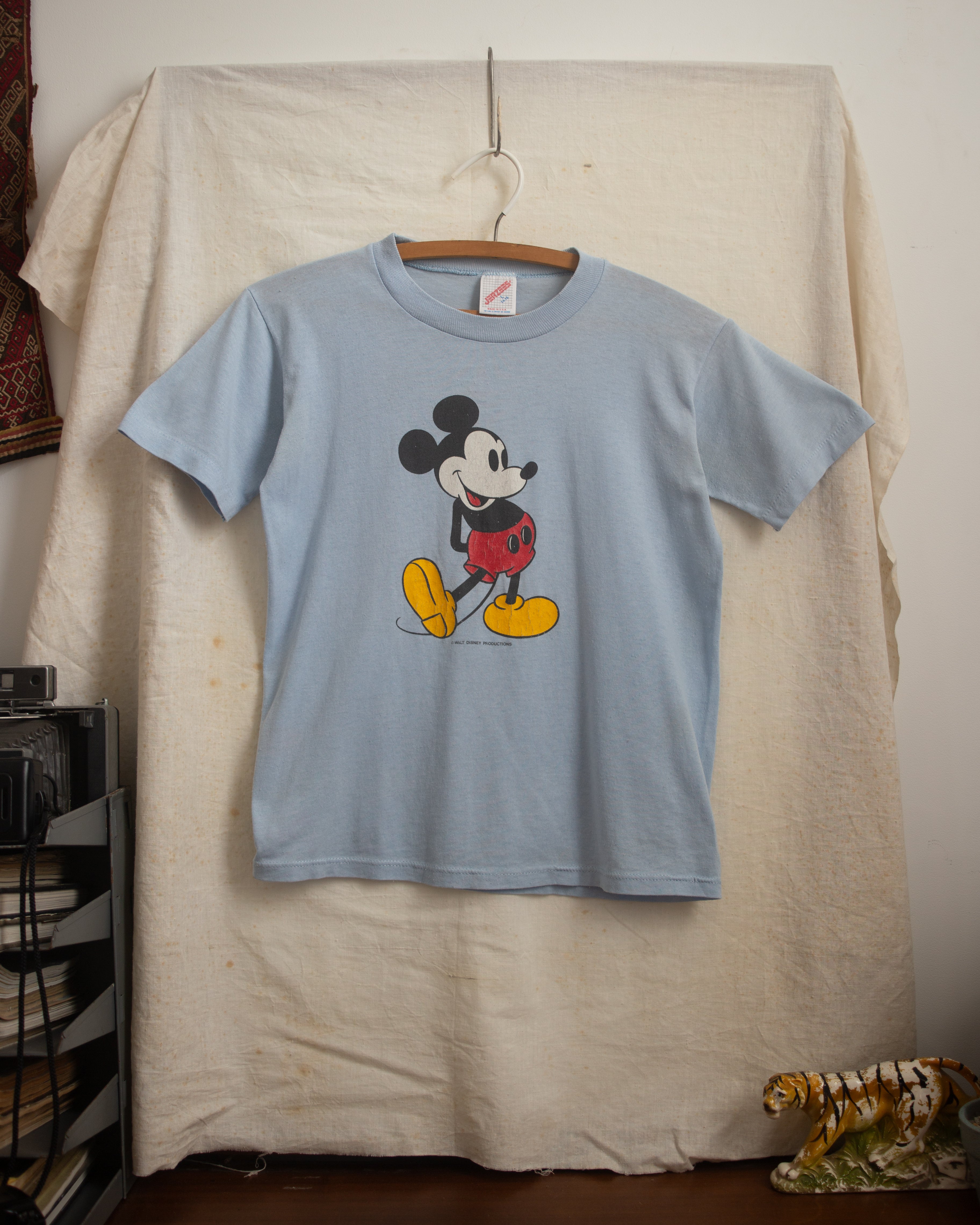 1980S Mickey Mouse Baby Tee I Youth L (14-16)