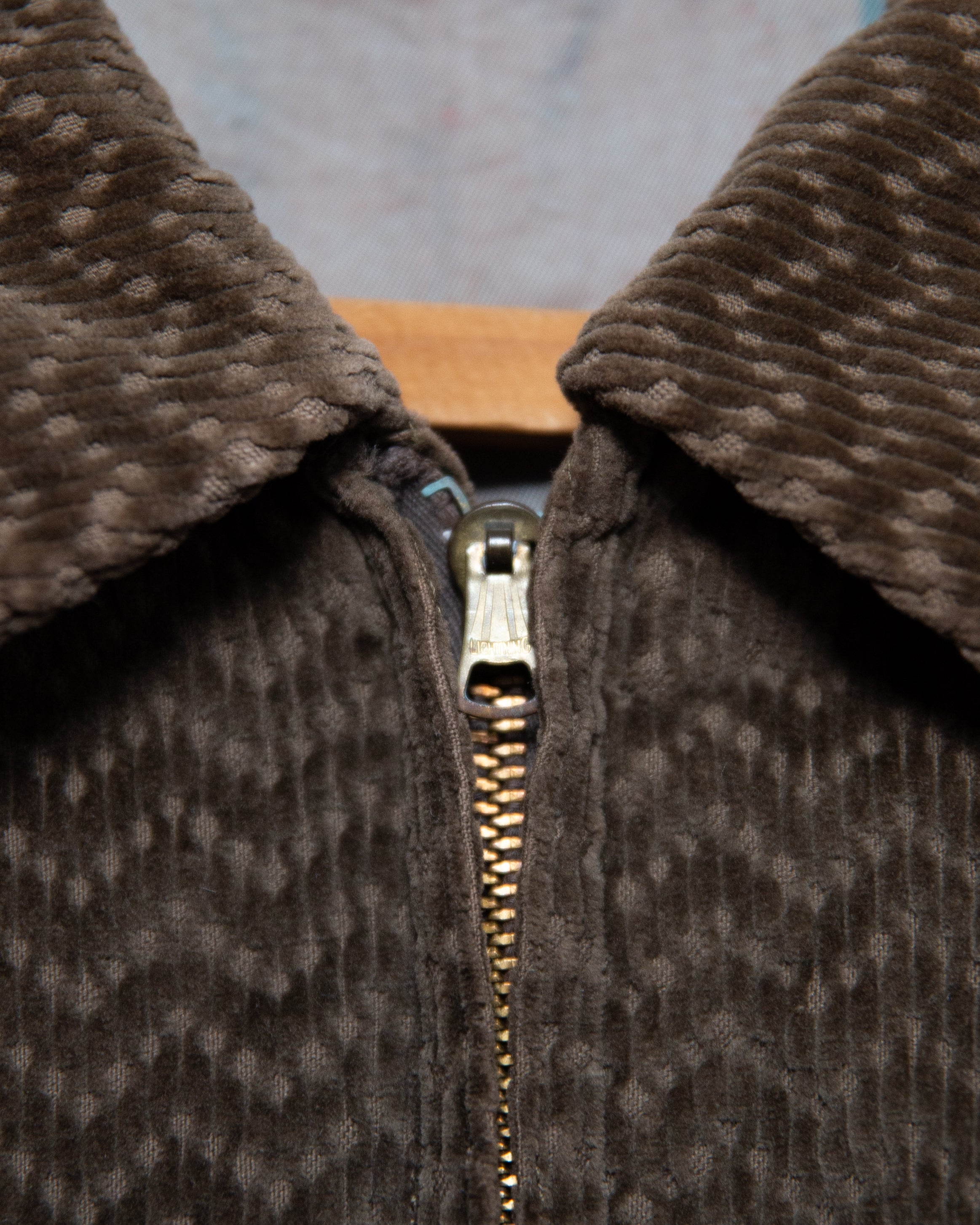 1950S Corduroy Zip Jacket- M/L