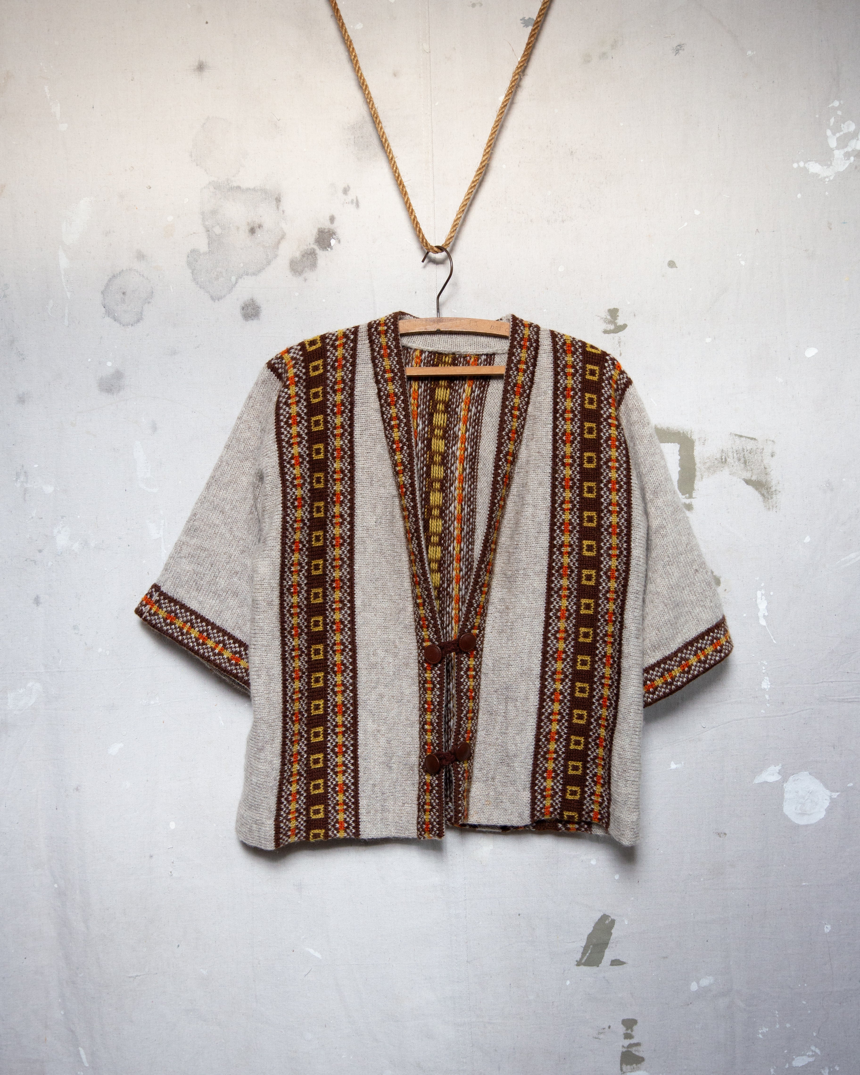 Unique Short Sleeve Home Knit- M