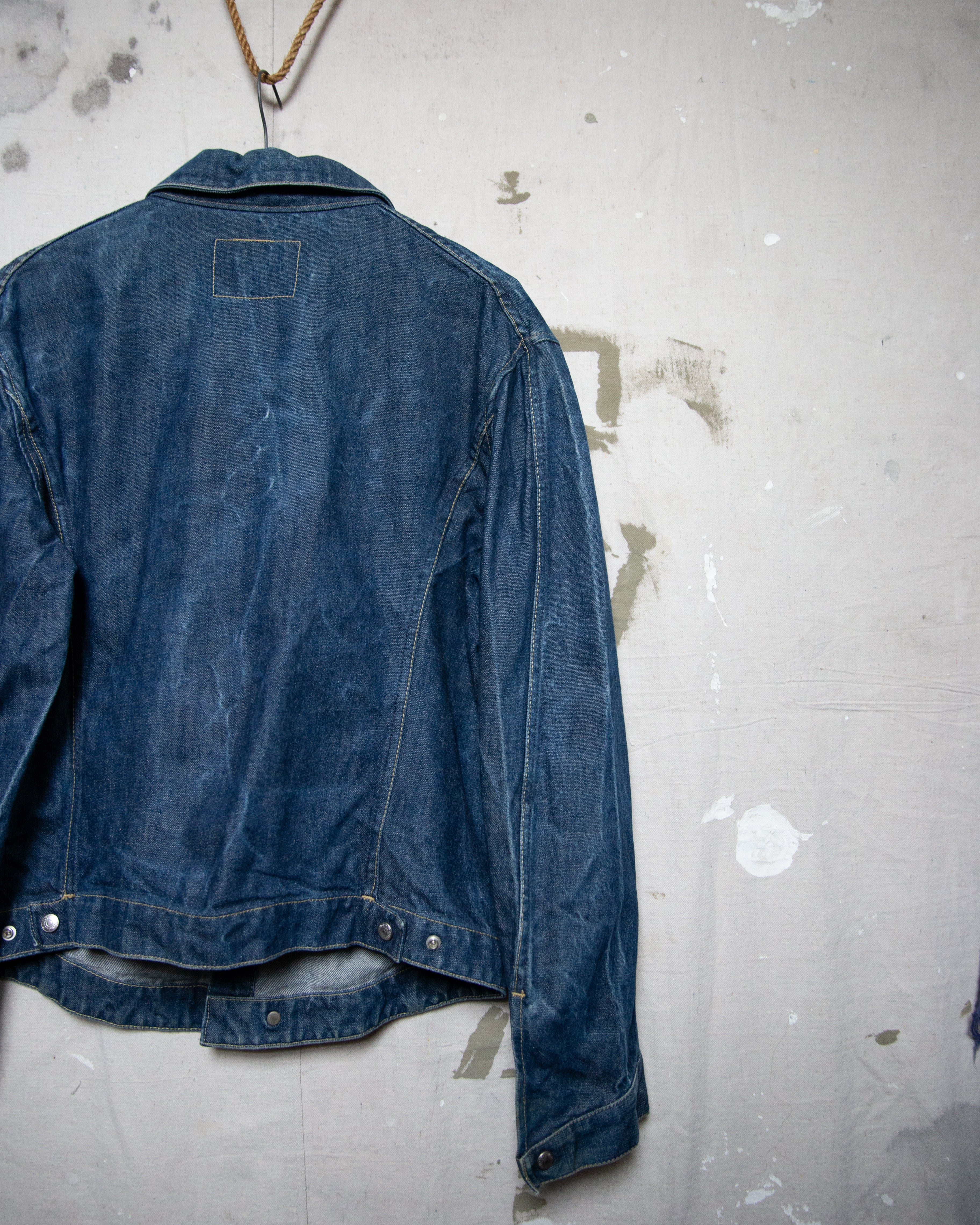 2000S Levis Denim Engineer Jacket - L